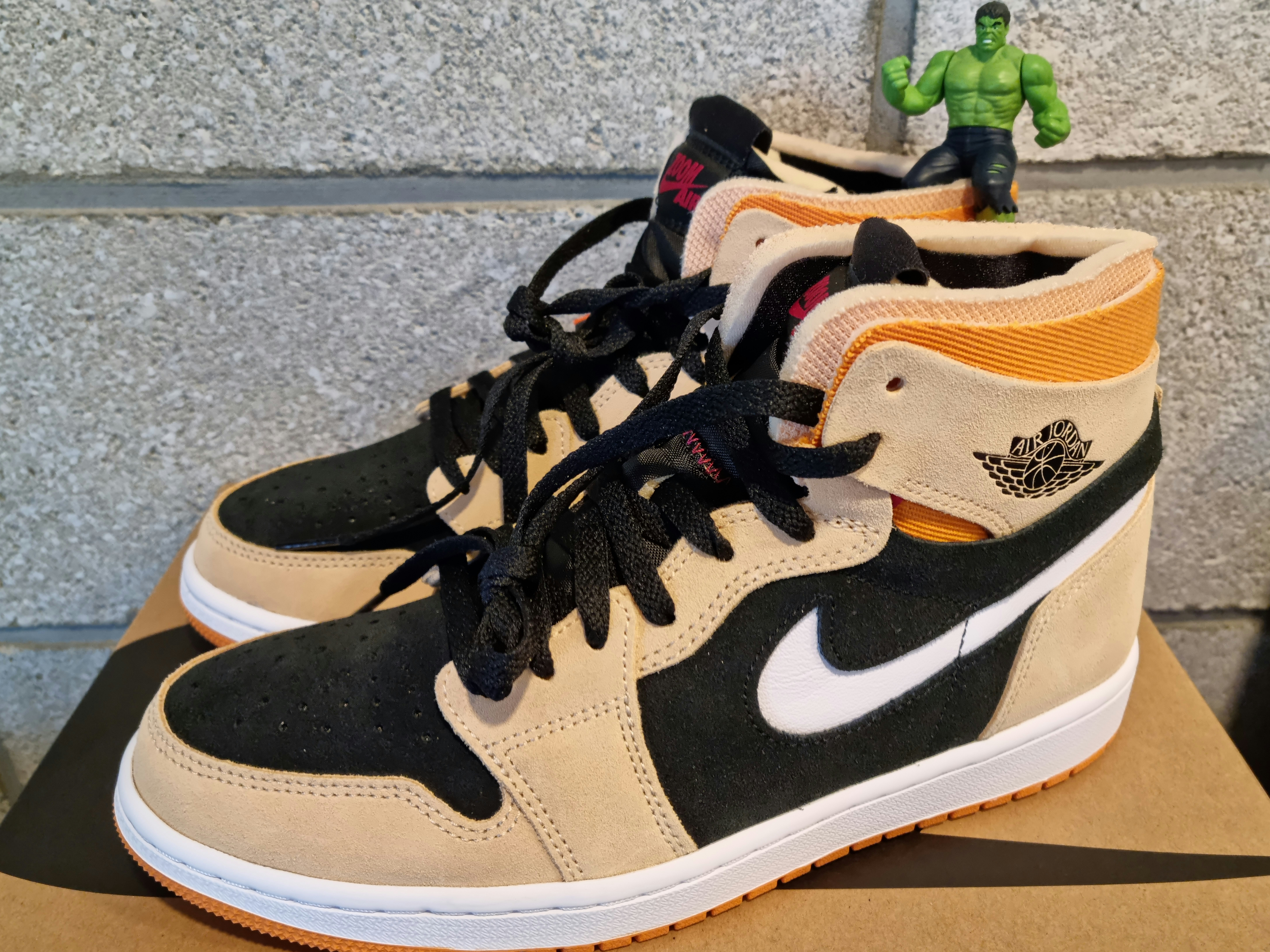 Jordan 1 Zoom Air CMFT Pumpkin Spice 착용 스타일 - 1