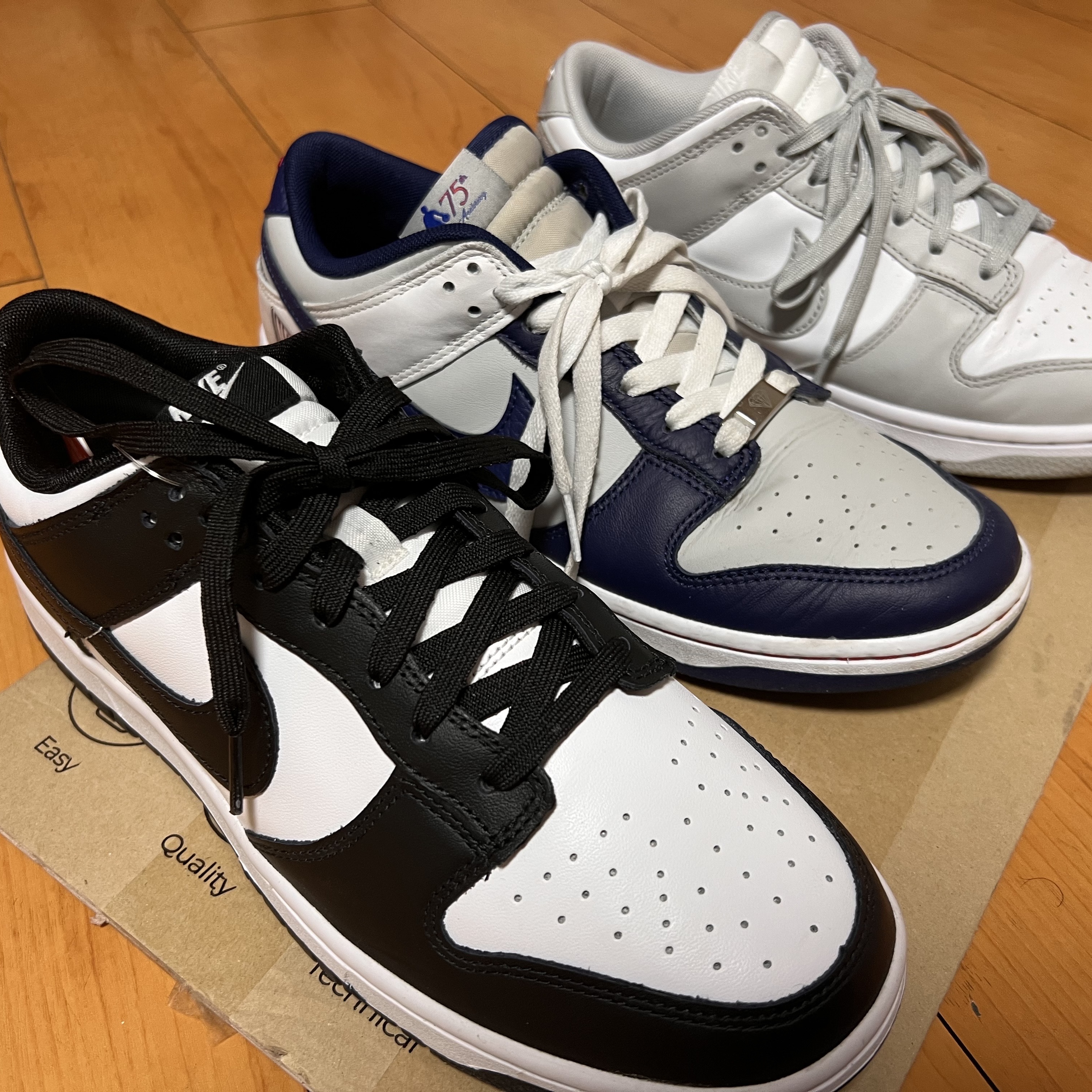 Nike Dunk Low Retro Black, (W) Nike Dunk Low Black 착용 스타일