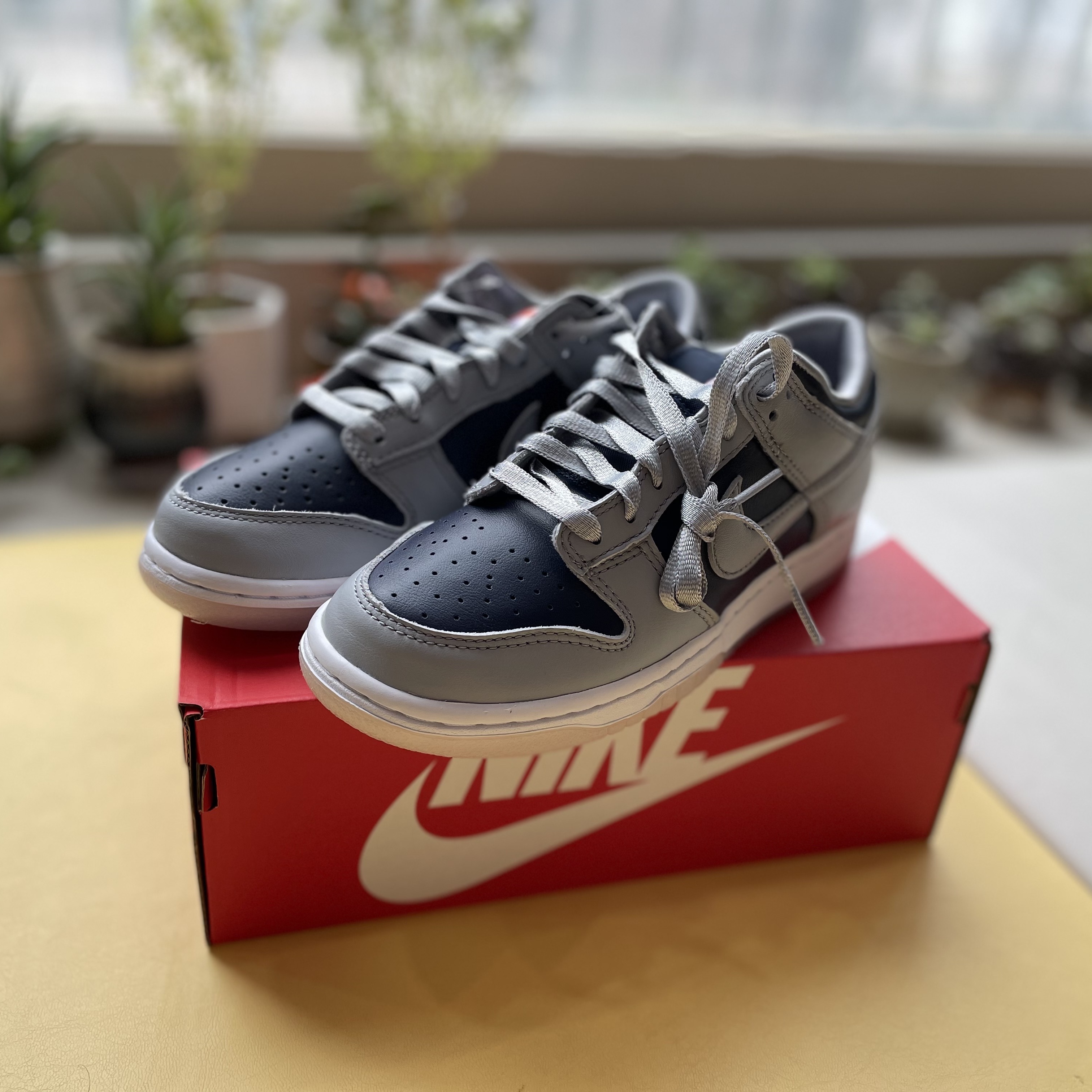 (W) Nike Dunk Low SP College Navy 착용 스타일