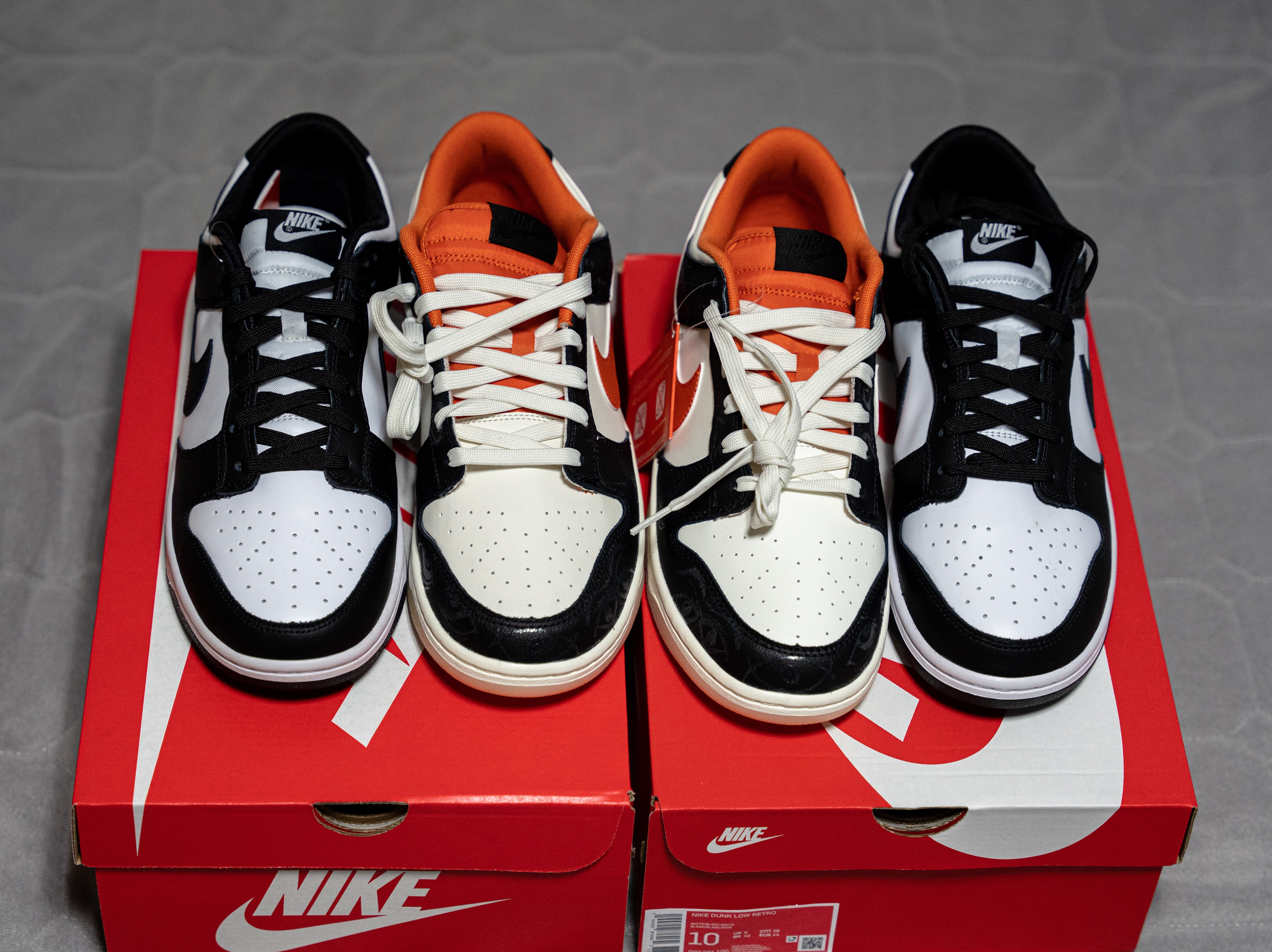Nike Dunk Low Retro PRM Halloween, Nike Dunk Low Retro Black 착용 스타일 - 3