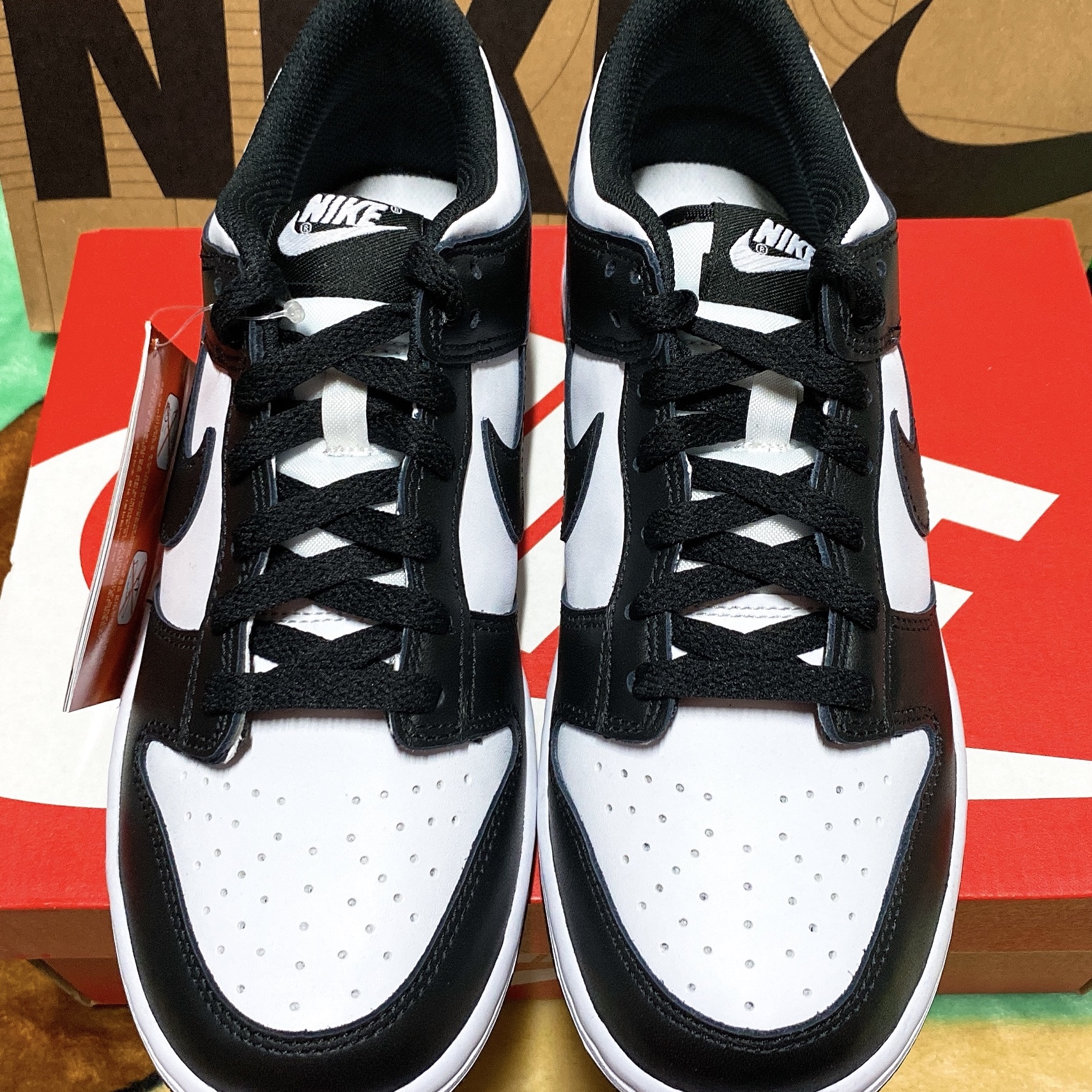 (GS) Nike Dunk Low Black 착용 스타일 - 3