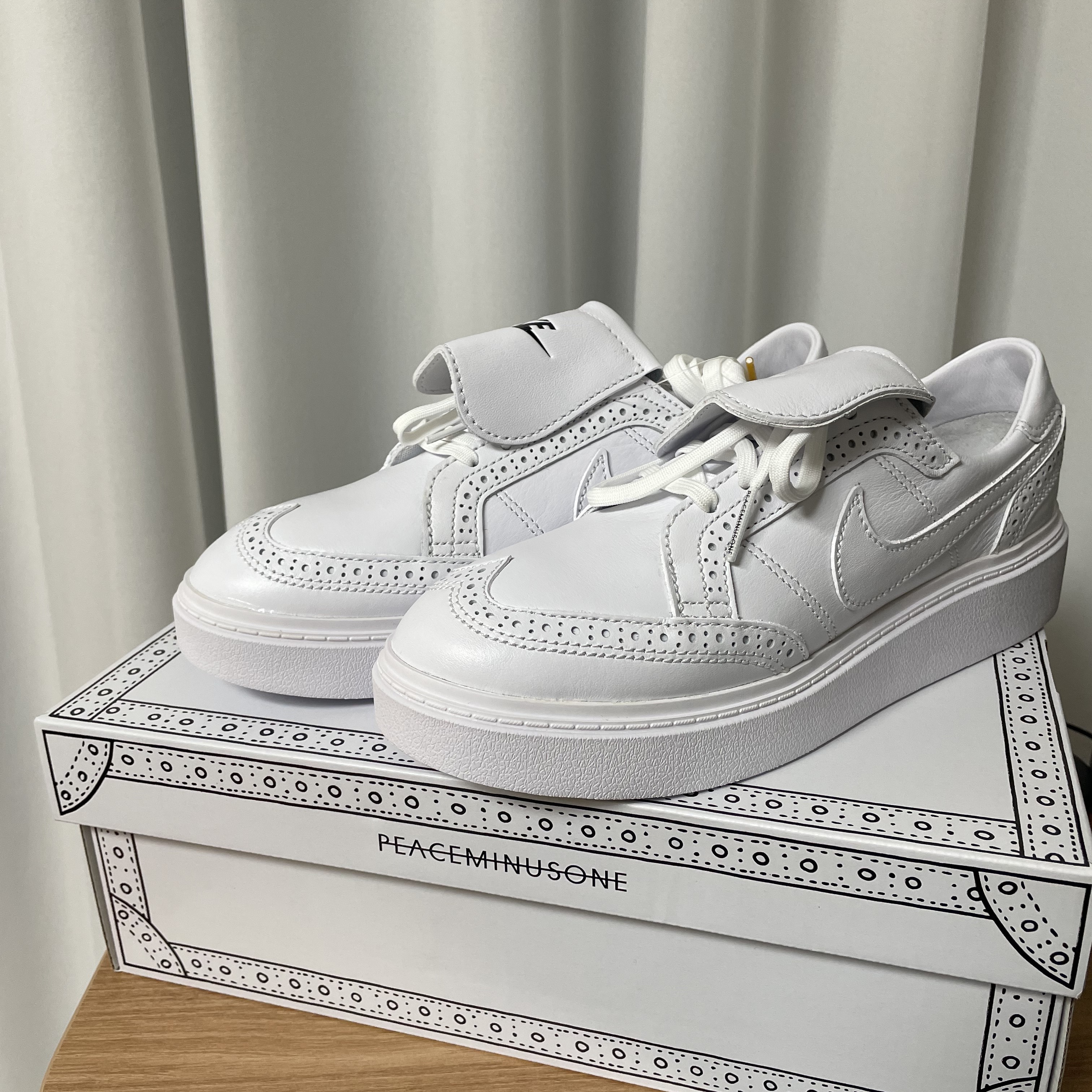 Nike x Peaceminusone Kwondo1 White 착용 스타일