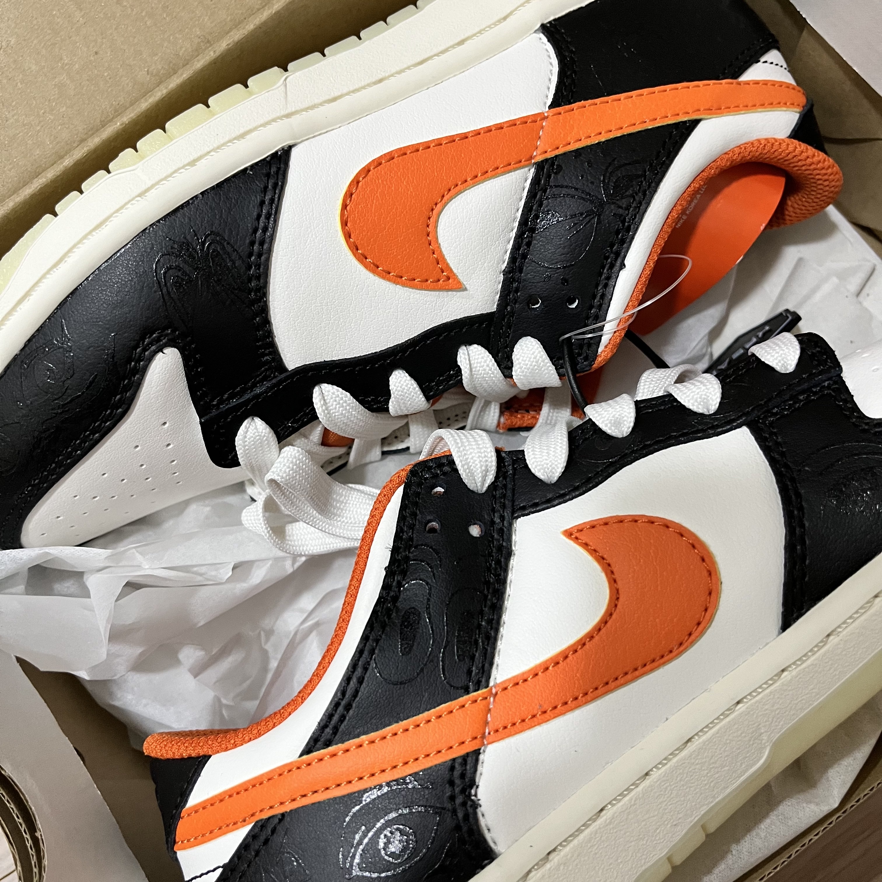 Nike Dunk Low Retro PRM Halloween, (PS) Nike Dunk Low PRM Halloween 착용 스타일