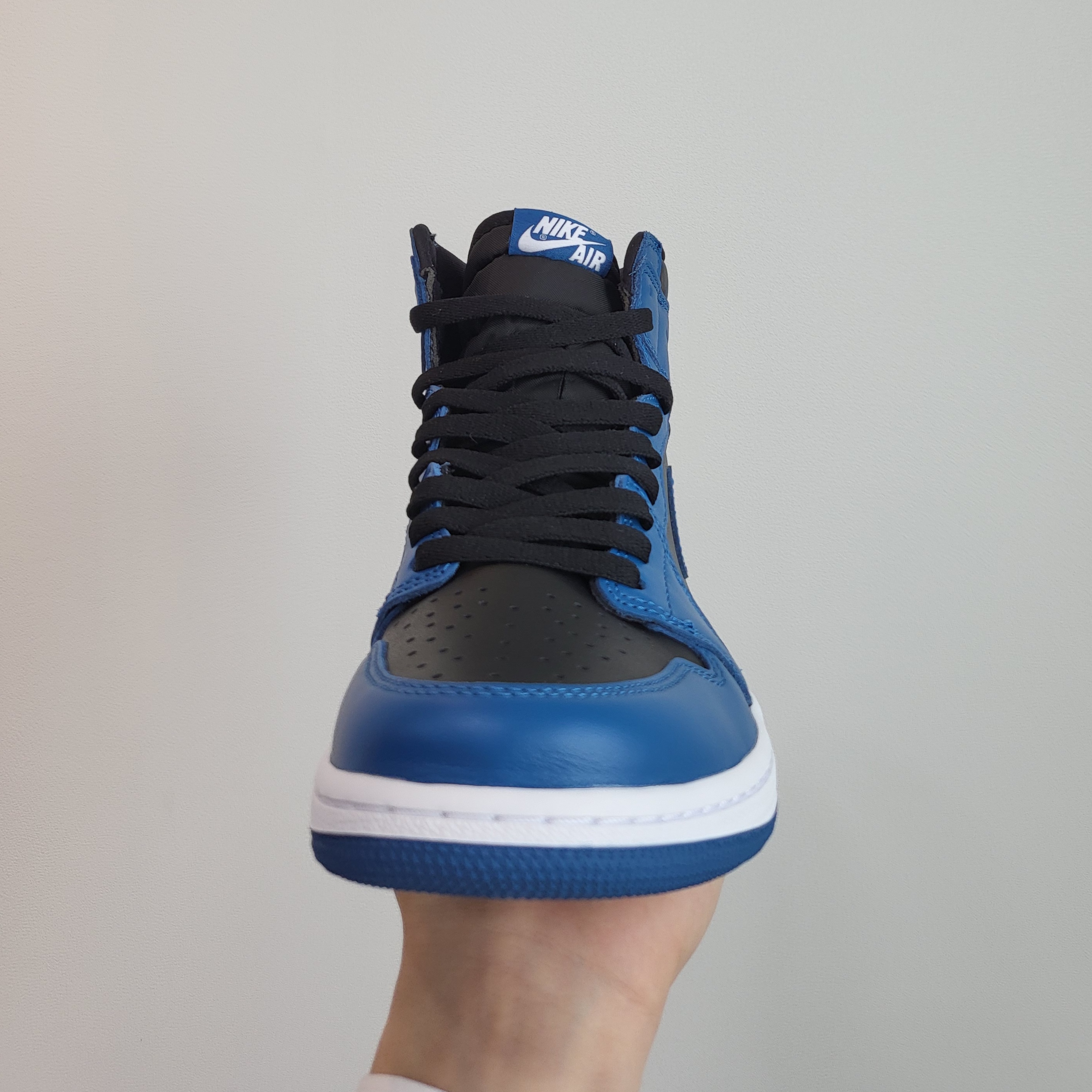 Jordan 1 Retro High OG Dark Marina Blue, (GS) Jordan 1 Retro High OG Dark Marina Blue 착용 스타일 - 2