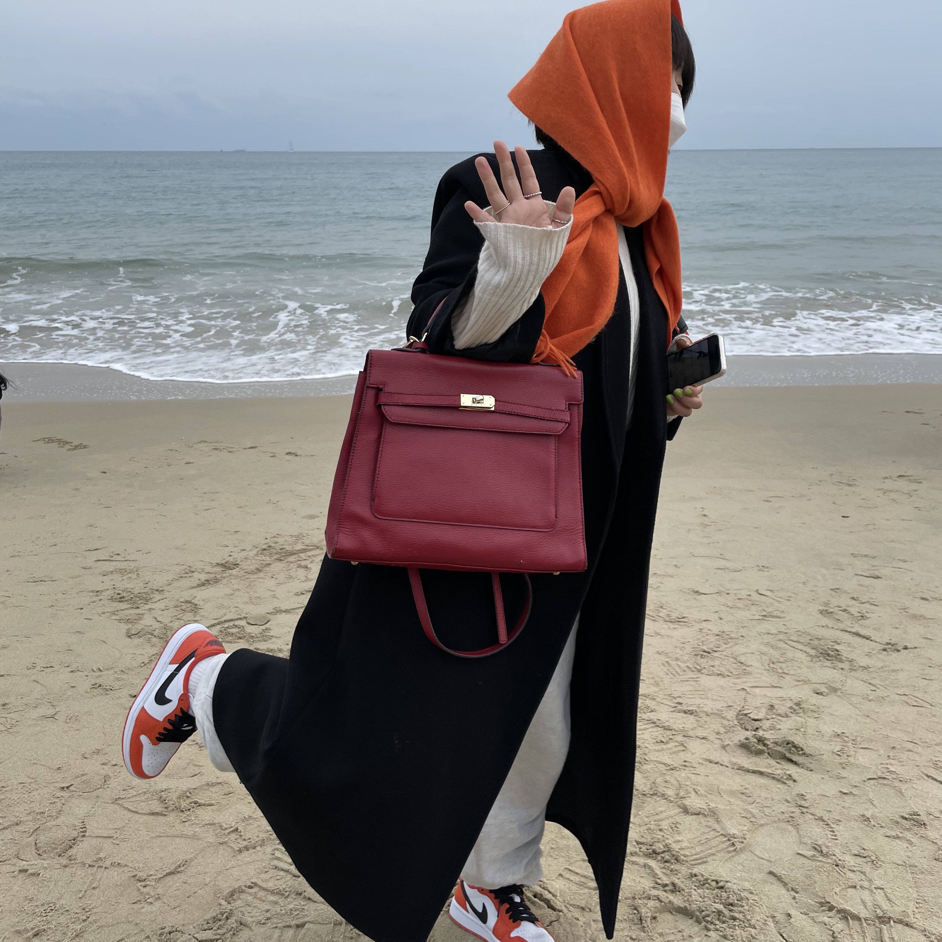 (W) Jordan 1 Low OG Starfish 착용 스타일 - 4