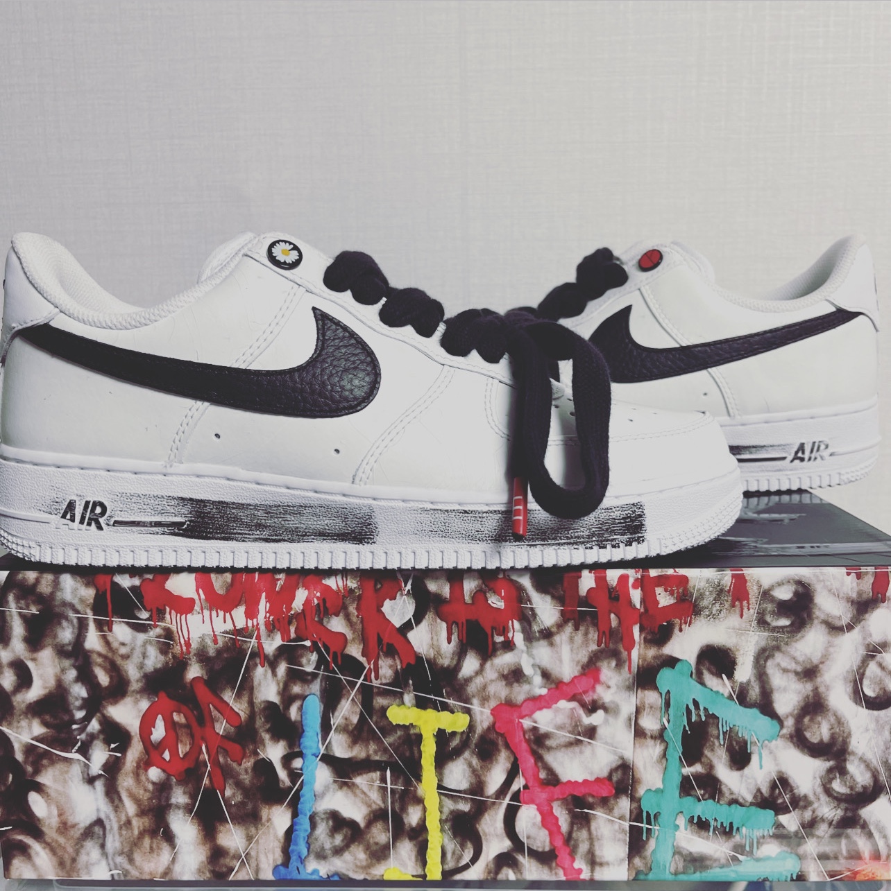 Nike x Peaceminusone Air Force 1 Low Para-Noise 2.0 착용 스타일 - 1