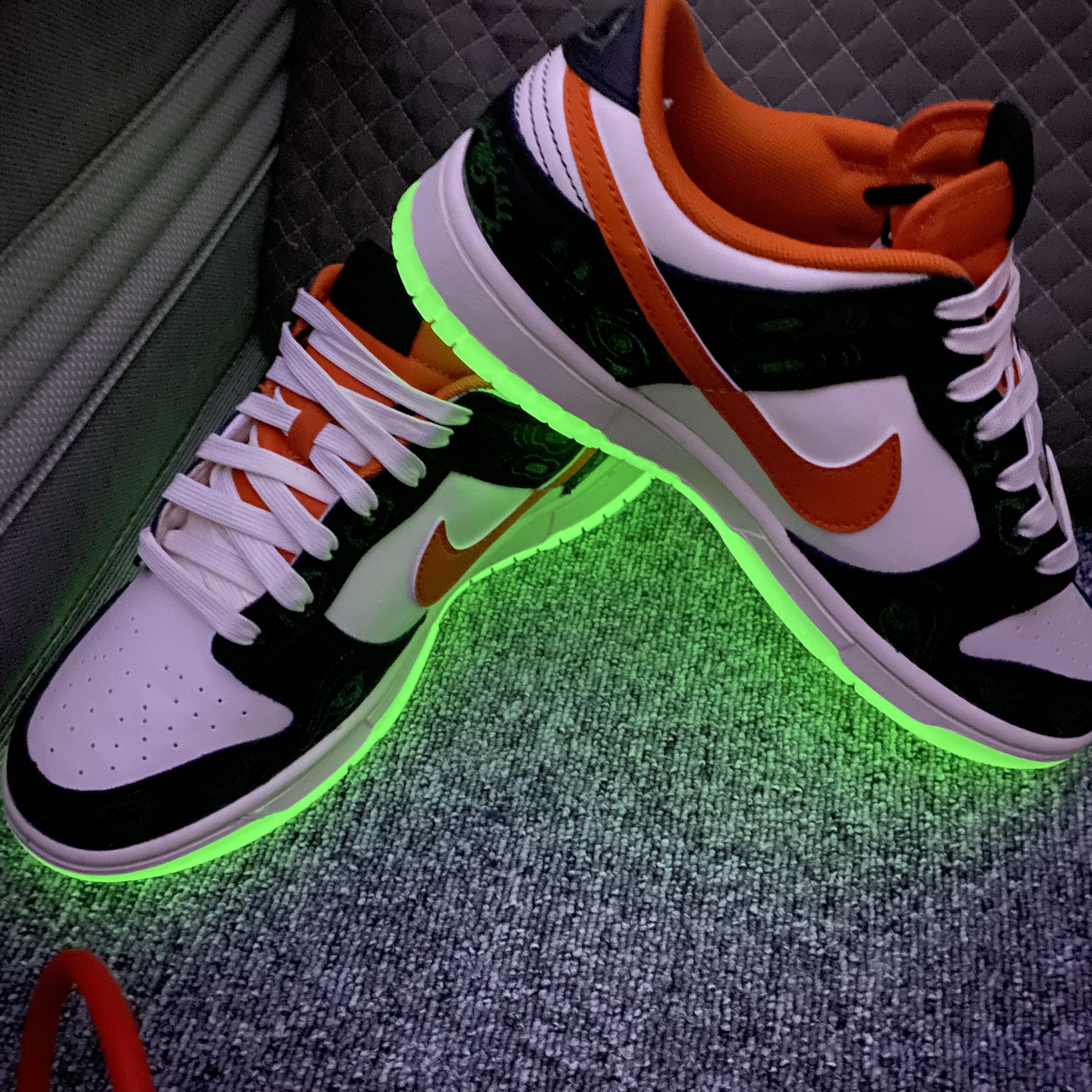 Nike Dunk Low Retro PRM Halloween 착용 스타일 - 1