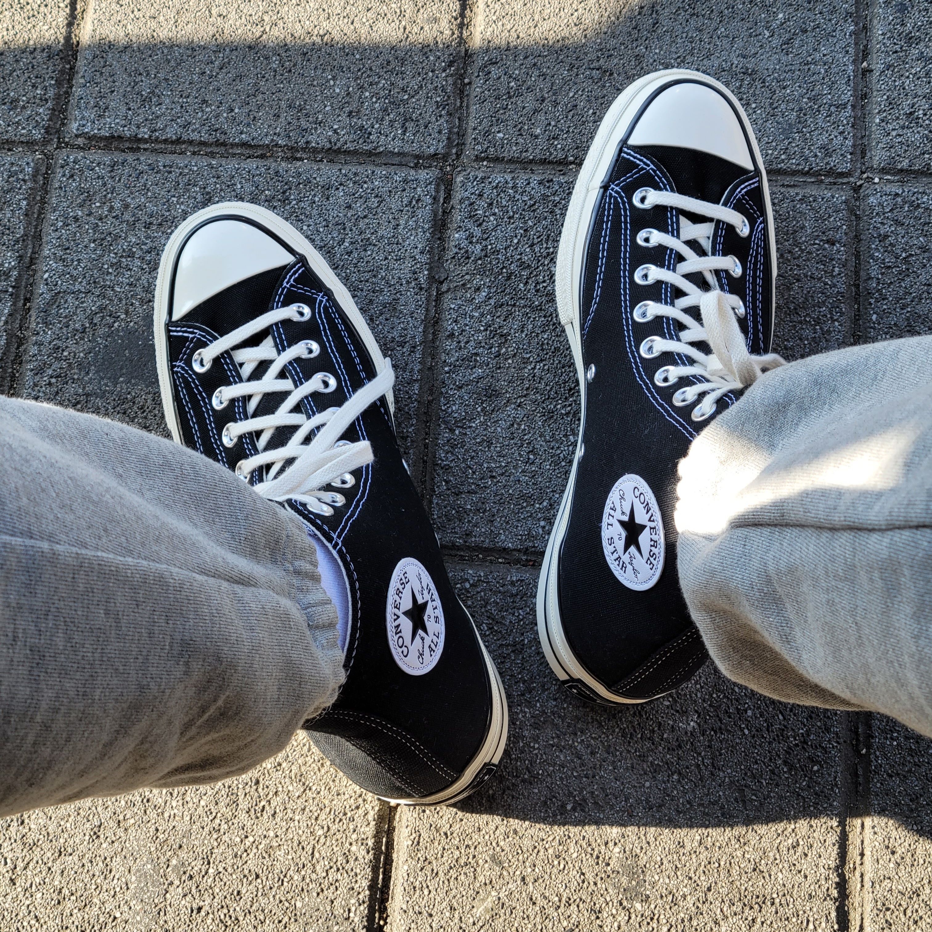 Converse Chuck 70 Hi Black 착용 스타일