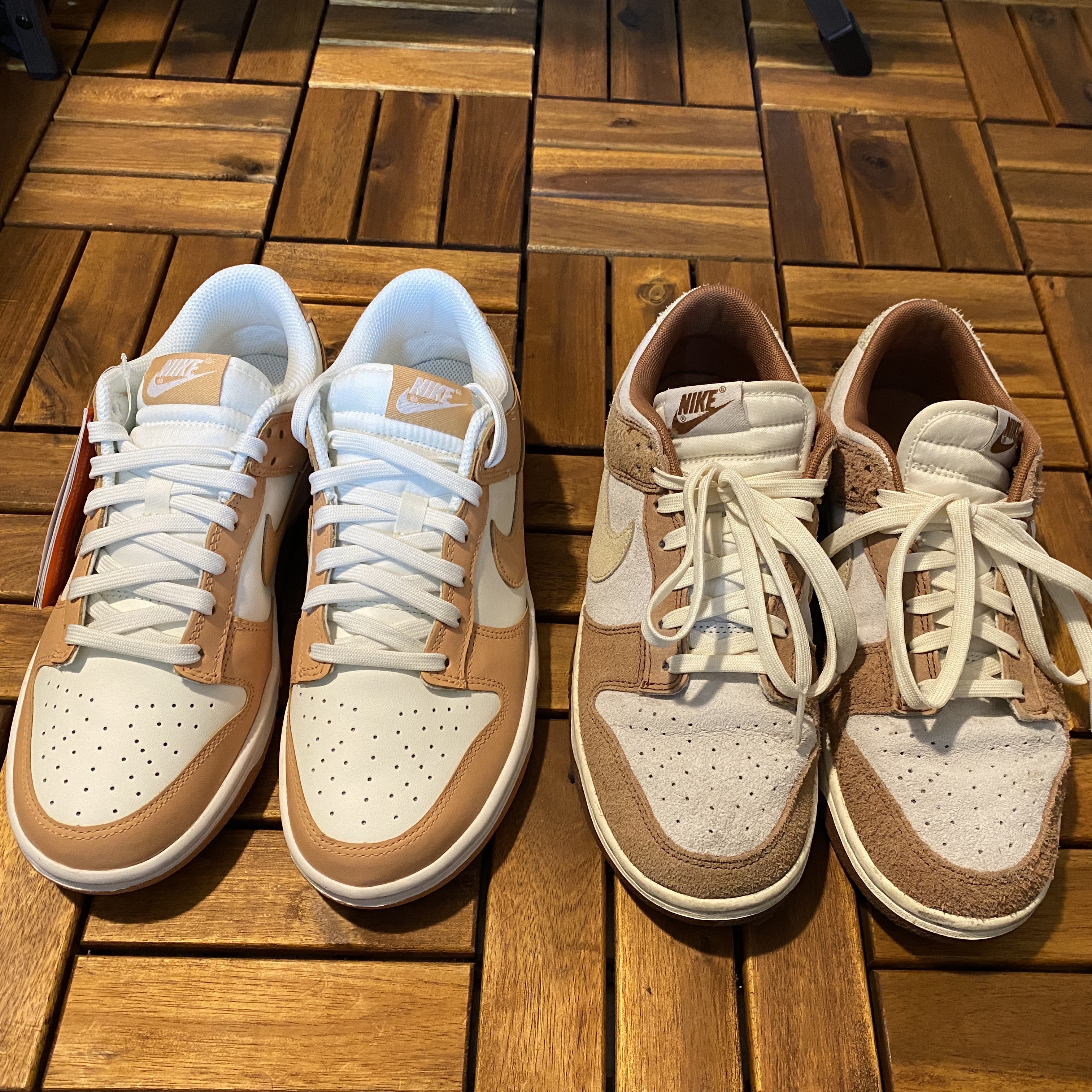 (W) Nike Dunk Low Harvest Moon, Nike Dunk Low Pro Premium Medium Curry 착용 스타일 - 4