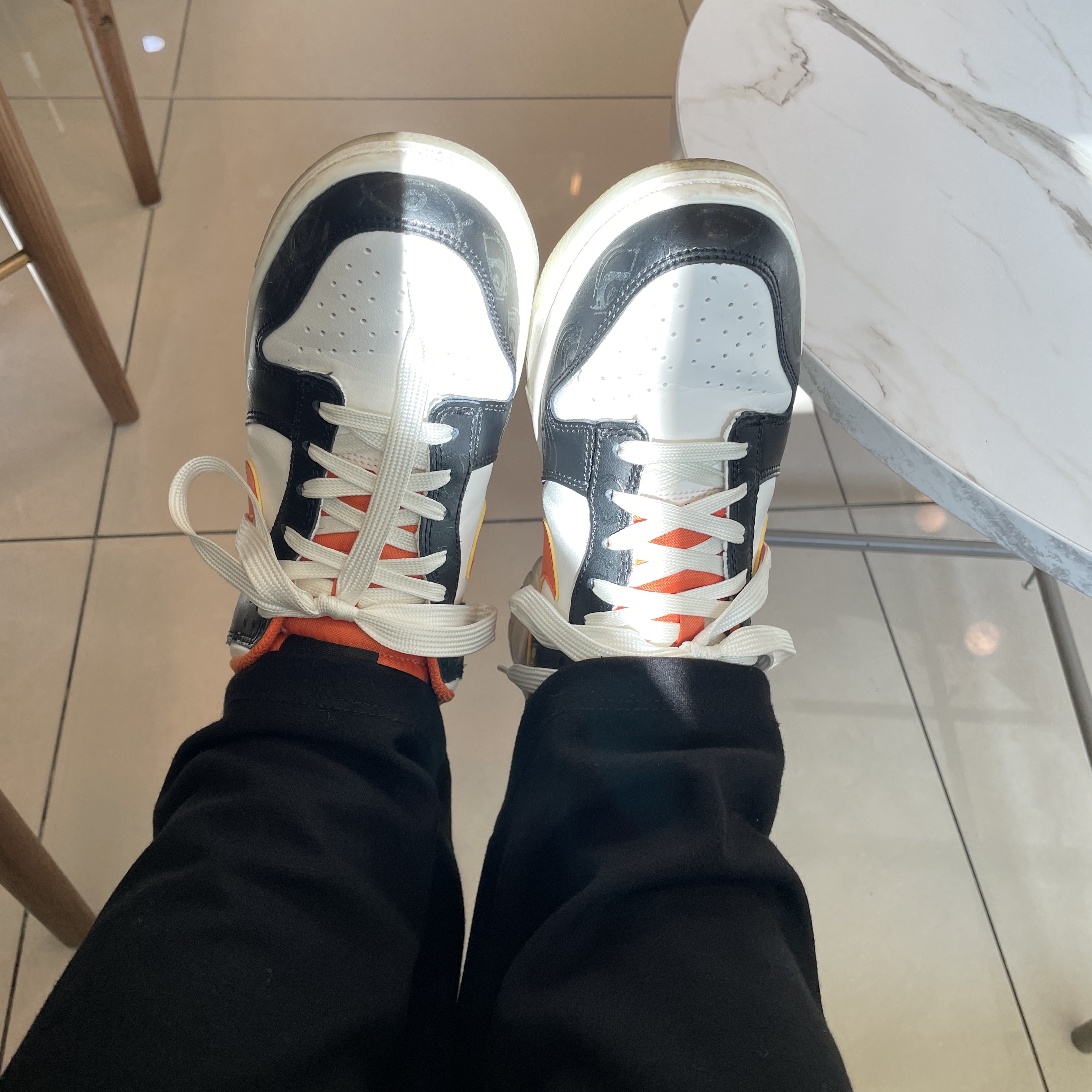 (GS) Nike Dunk Low PRM Halloween ์ฐฉ์ฉ ์คํ์ผ - 2