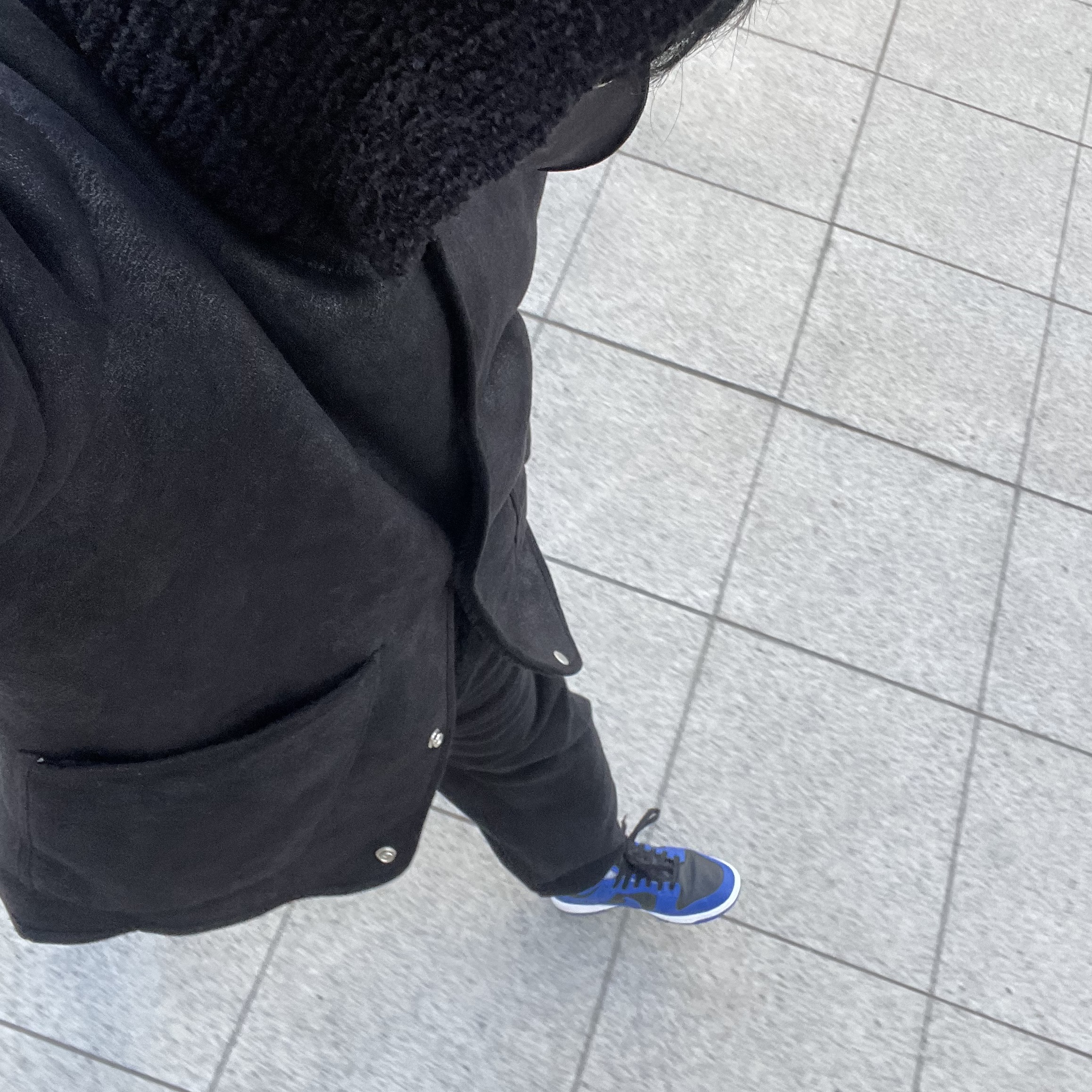 Nike Dunk Low Retro Hyper Cobalt 착용 스타일