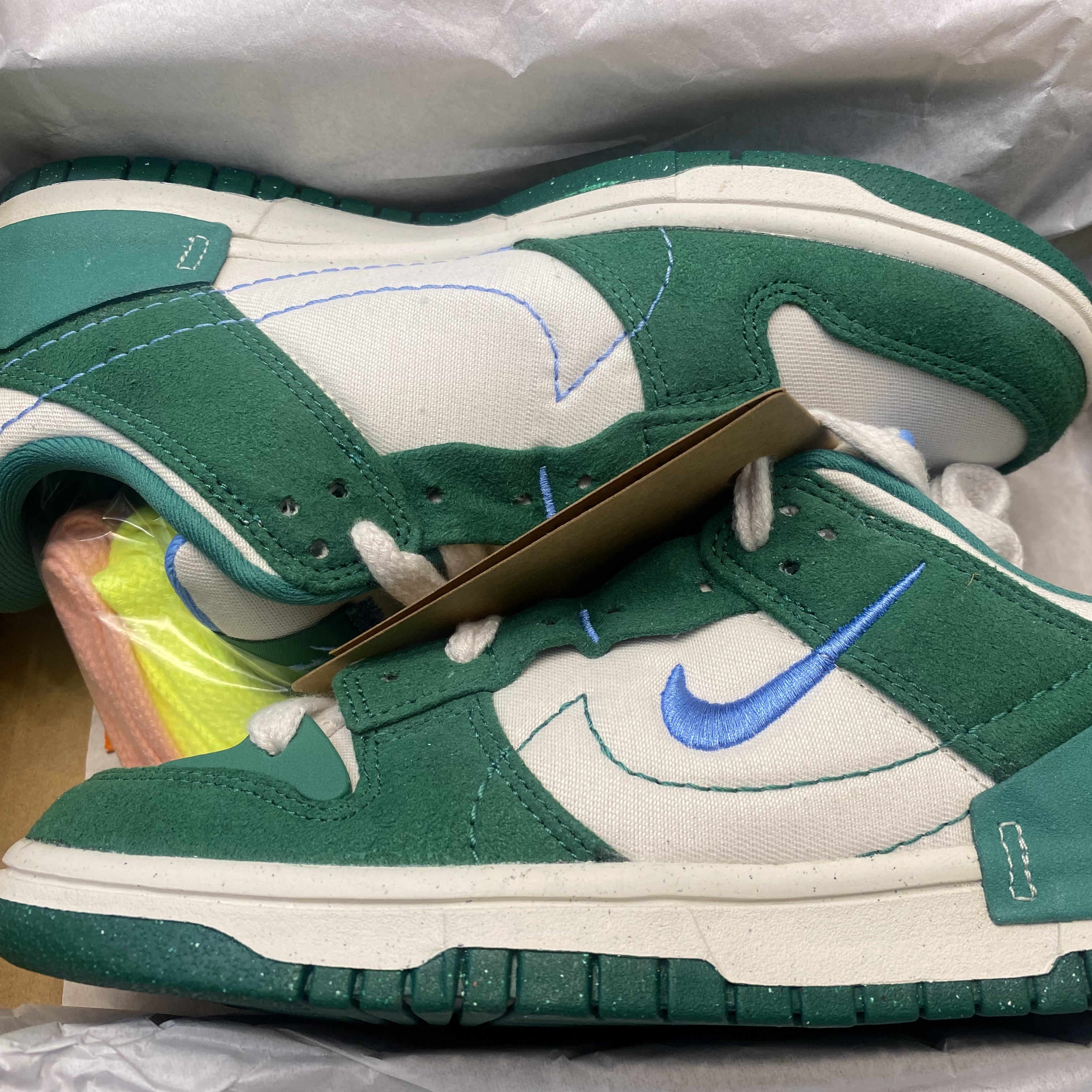 (W) Nike Dunk Low Disrupt 2 Phantom University Blue 착용 스타일