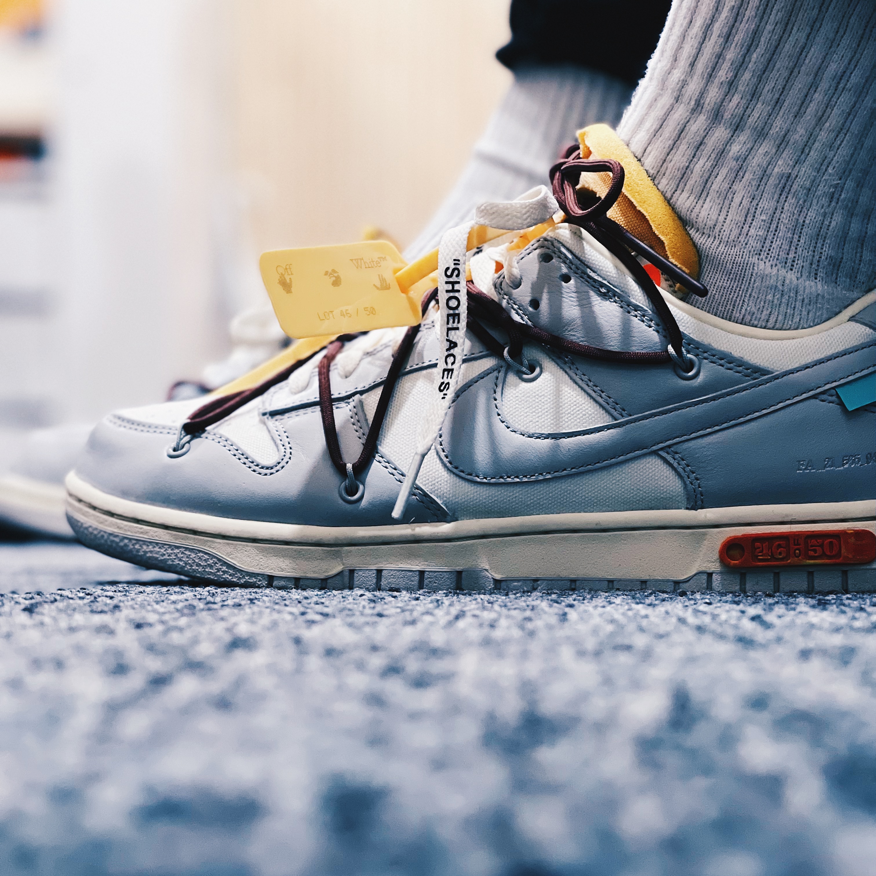 Nike x Off-White Dunk Low The 50 - Lot 46 착용 스타일