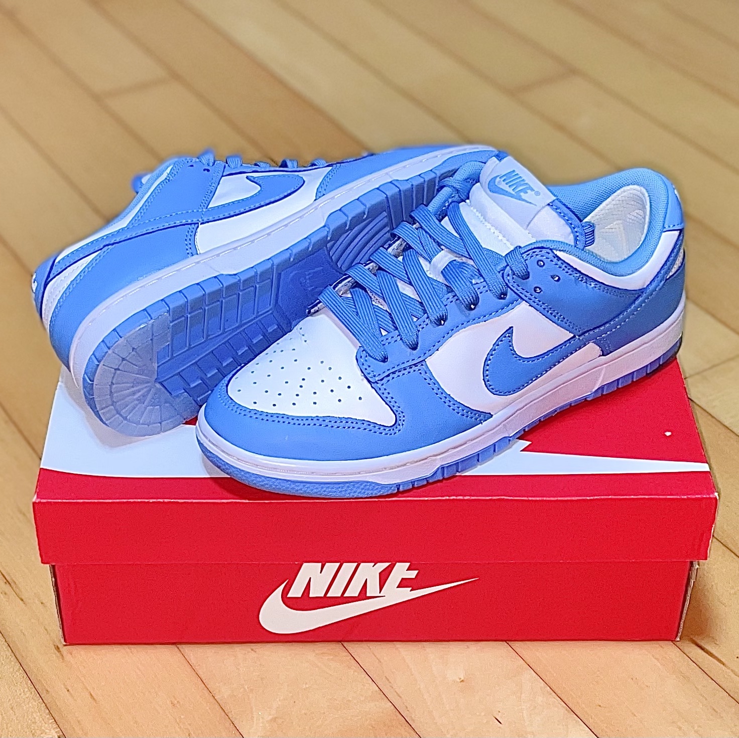 Nike Dunk Low Retro University Blue 착용 스타일