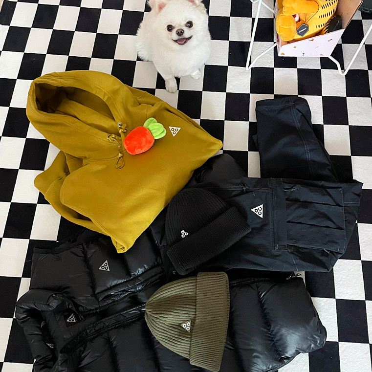 Nike NRG ACG Cuffed Beanie Black, Nike NRG ACG Cuffed Beanie Medium Olive 착용 스타일