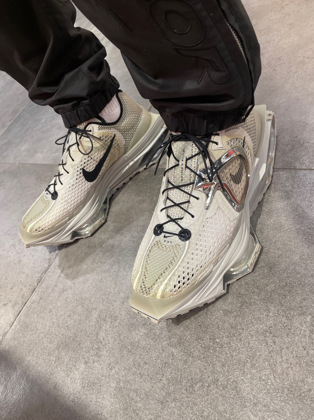 Nike x Matthew M Williams Zoom 004 Stone 착용 스타일