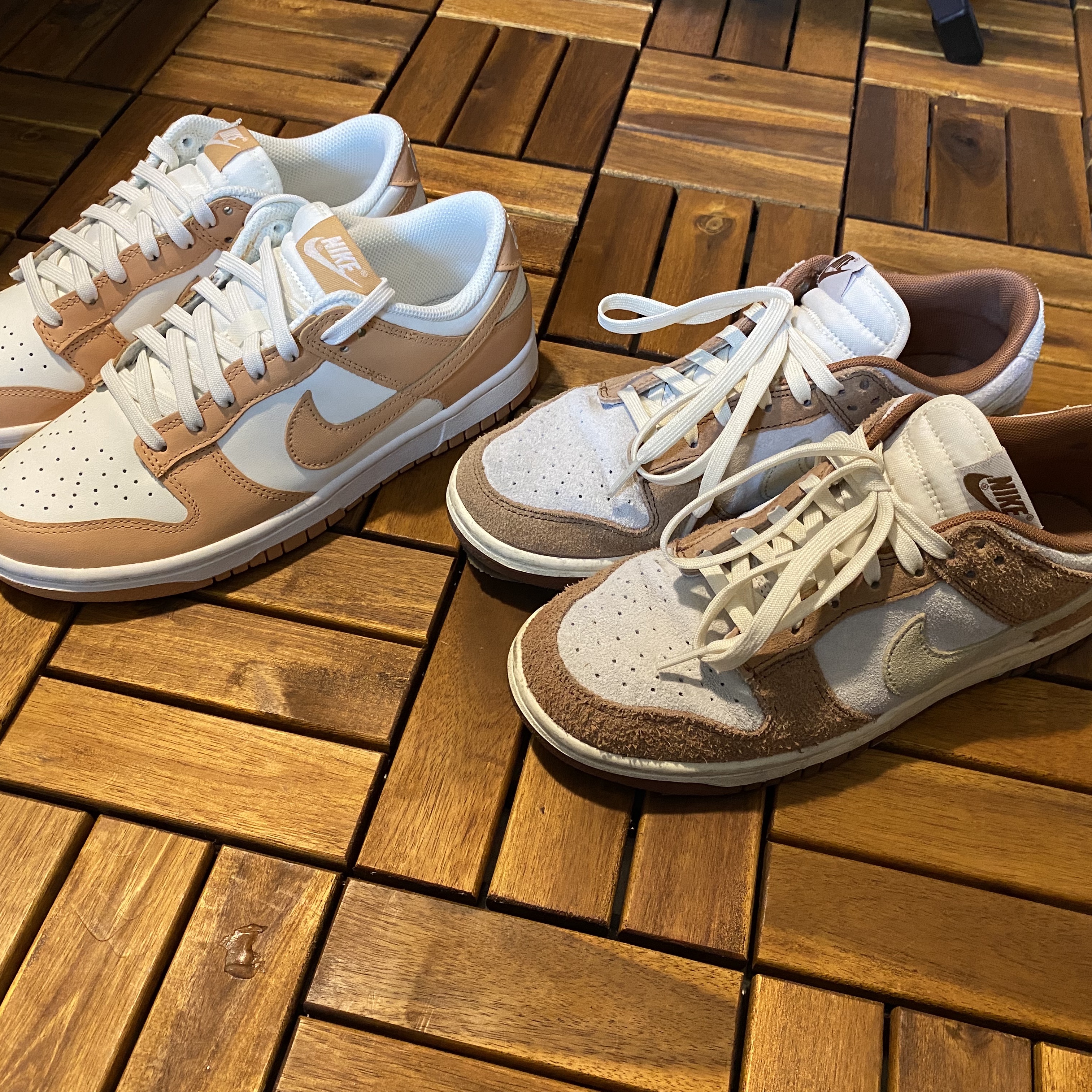 (W) Nike Dunk Low Harvest Moon, Nike Dunk Low Pro Premium Medium Curry 착용 스타일 - 5