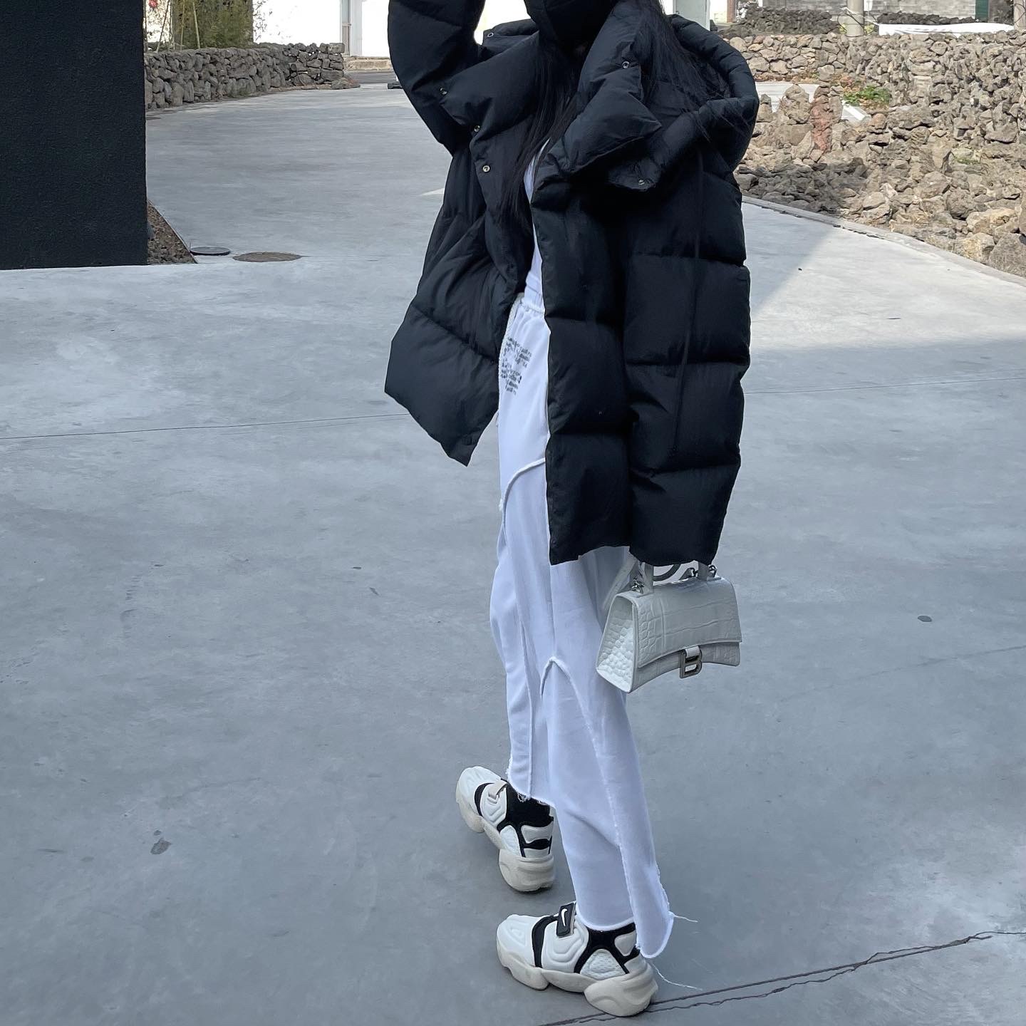(W) Nike Aqua Rift Summit White 착용 스타일 - 3