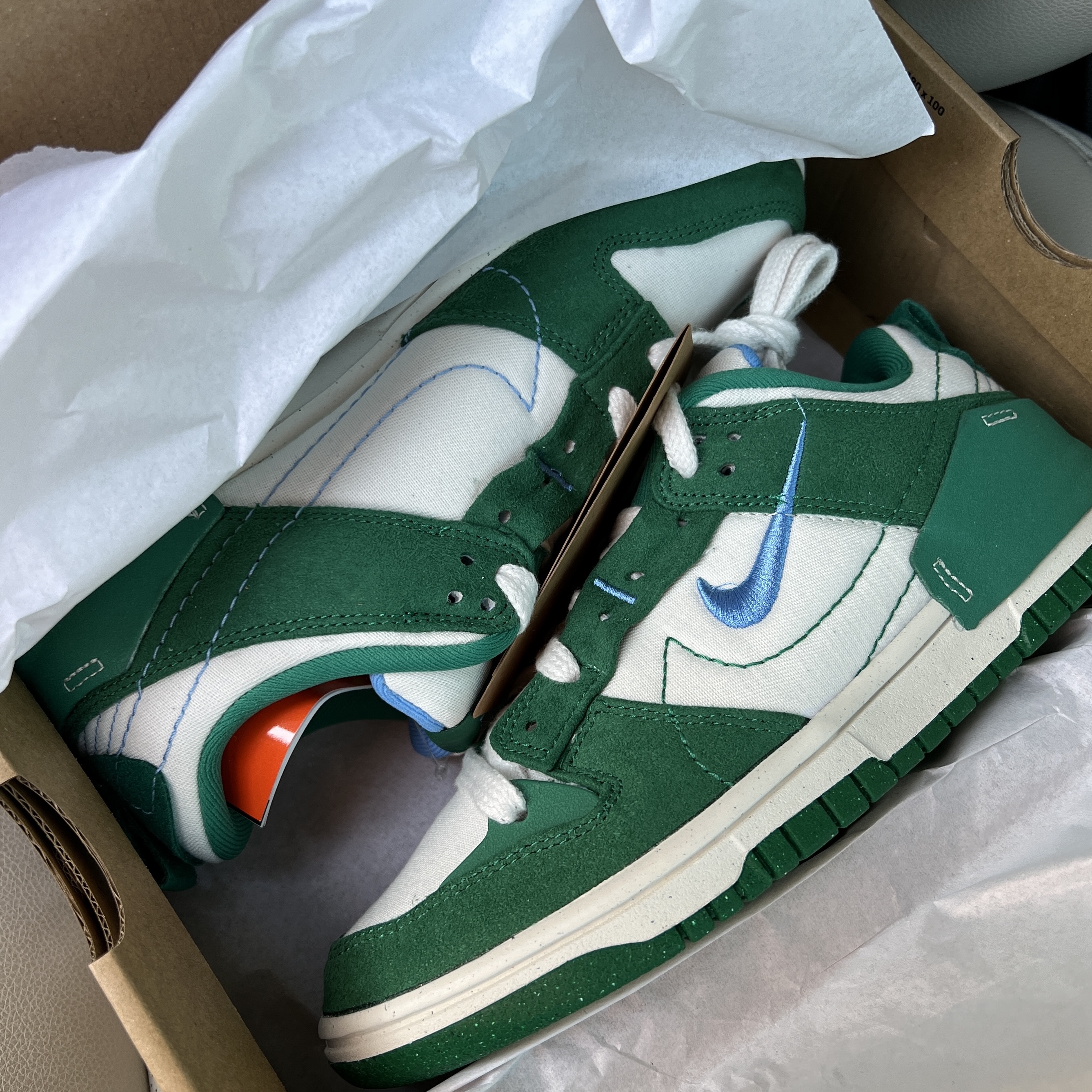 (W) Nike Dunk Low Disrupt 2 Phantom University Blue 착용 스타일
