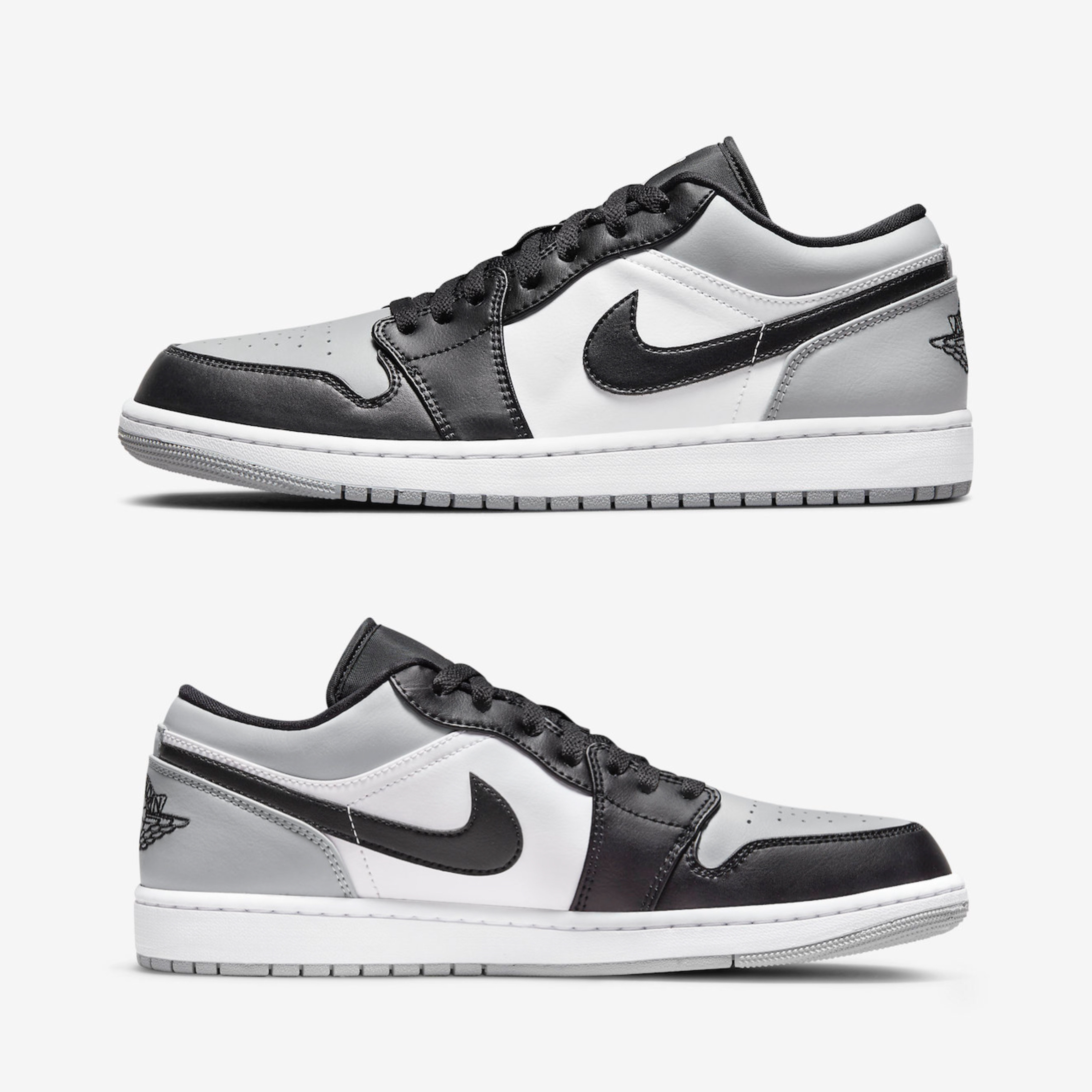 Jordan 1 Low Light Smoke Grey Black, (GS) Jordan 1 Low Light Smoke Grey Black 착용 스타일 - 3