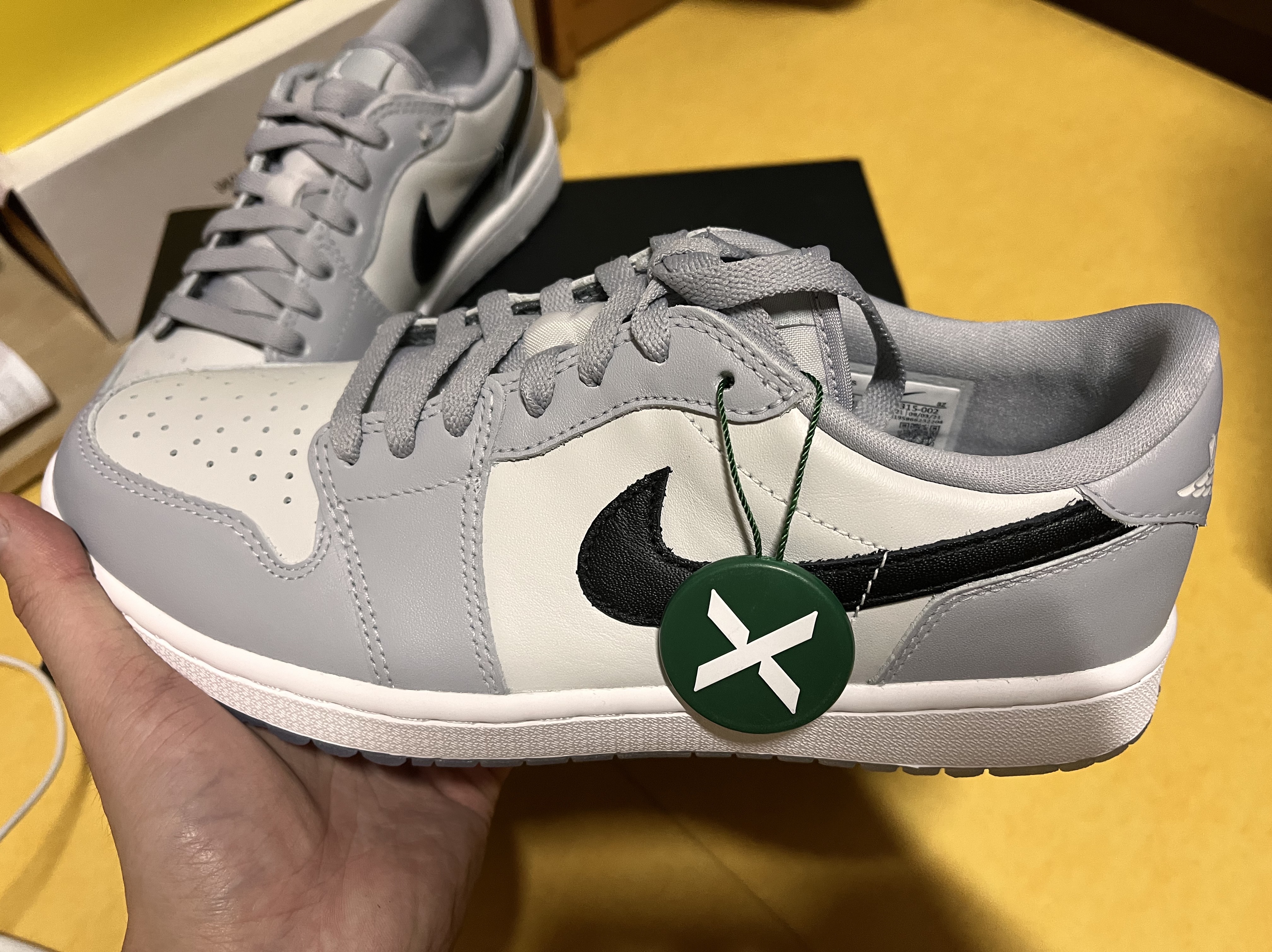 Jordan 1 Low Golf Wolf Grey 착용 스타일