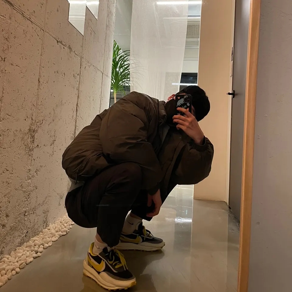 Nike x Sacai x Undercover LDWaffle Black Bright Citron, New Balance 992 Made in USA Grey - D Standard 착용 스타일 - 2