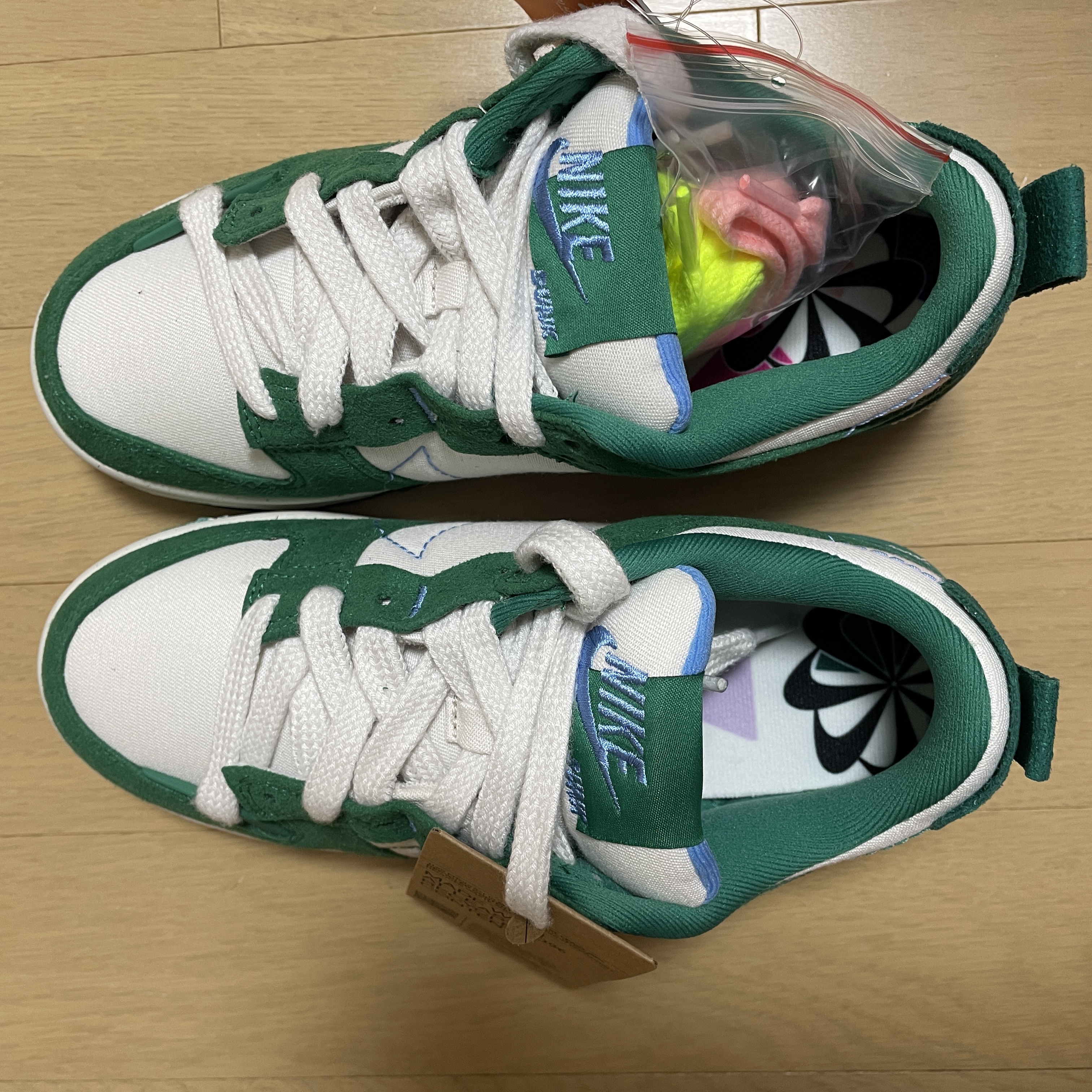 (W) Nike Dunk Low Disrupt 2 Phantom University Blue 착용 스타일 - 1