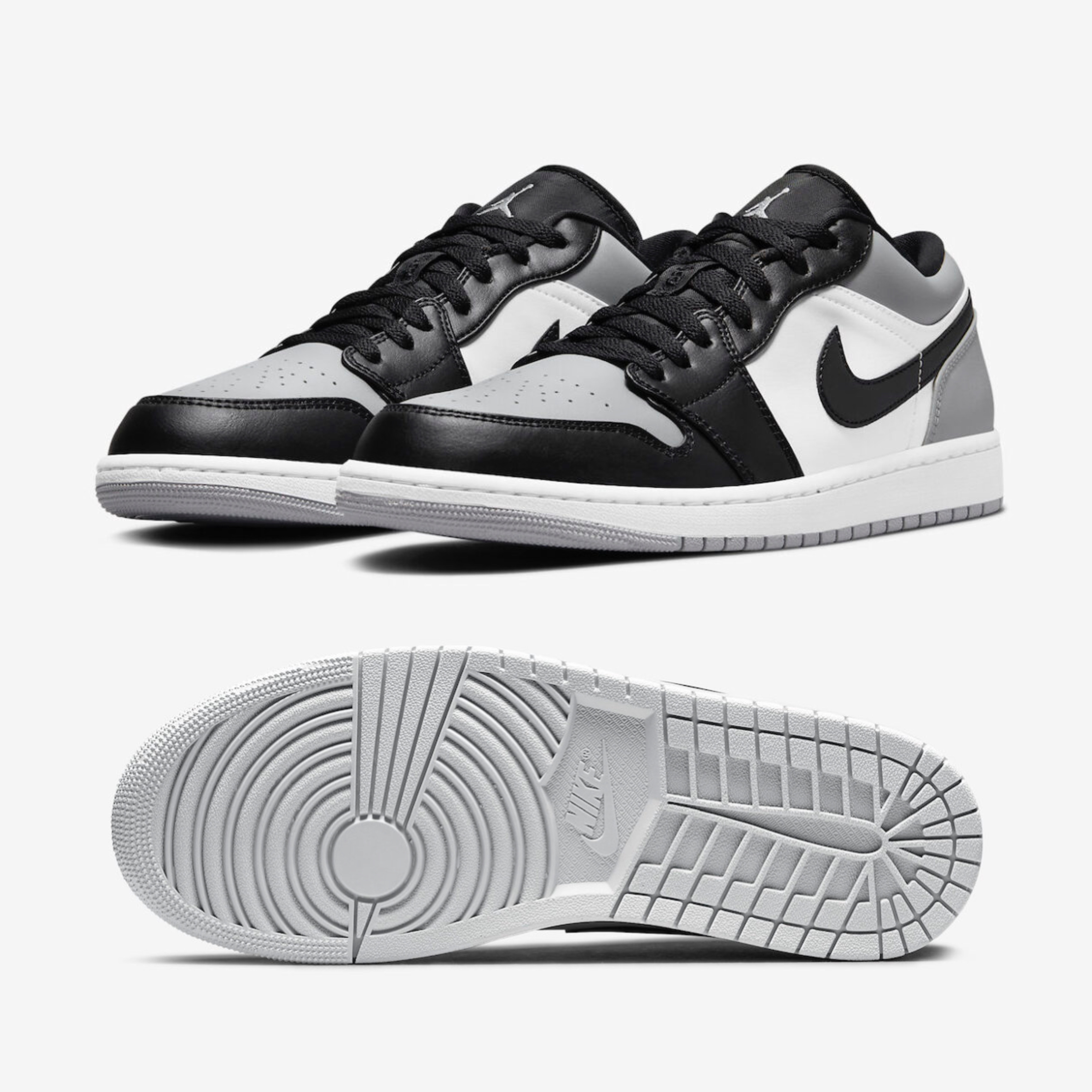 Jordan 1 Low Light Smoke Grey Black, (GS) Jordan 1 Low Light Smoke Grey Black 착용 스타일 - 2