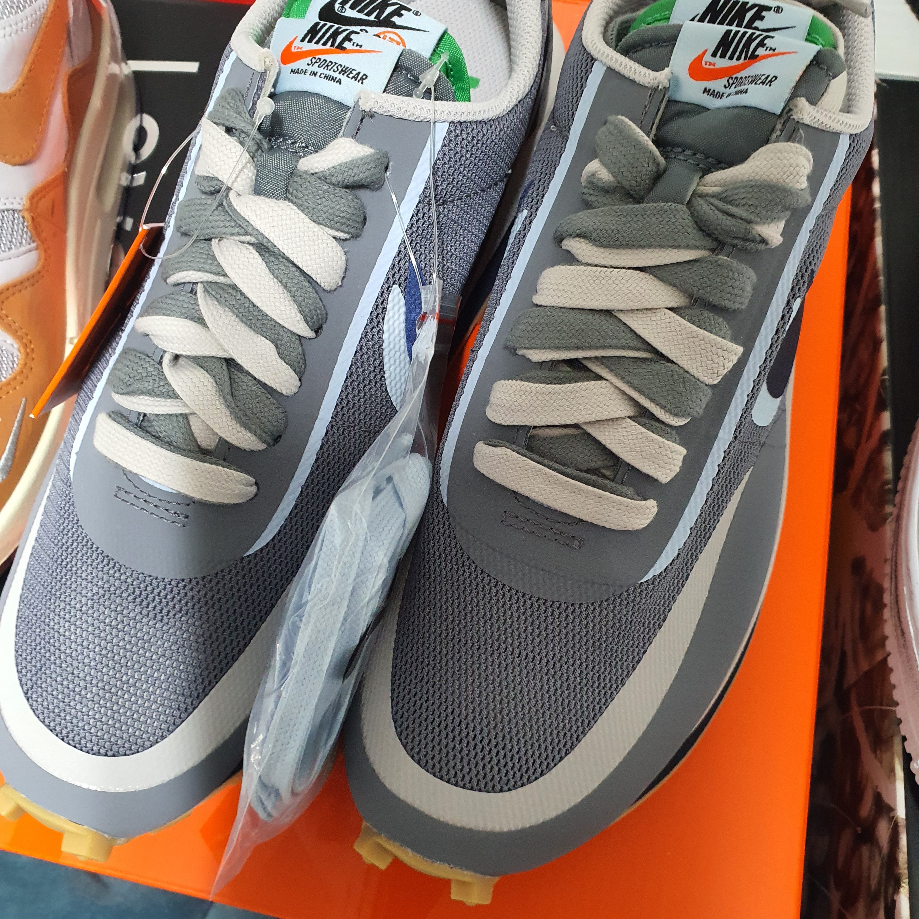Nike x Sacai x Clot LDWaffle Cool Grey 착용 스타일