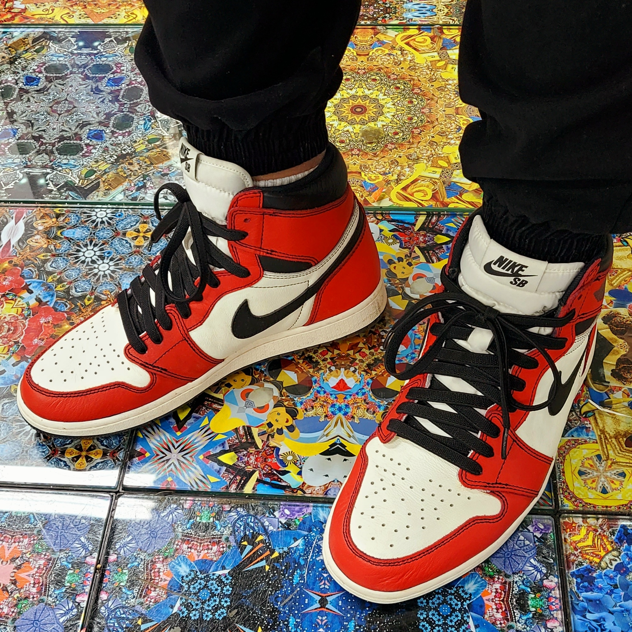Jordan 1 Retro High OG Defiant SB LA to Chicago 착용 스타일 - 4
