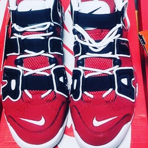 Nike Air More Uptempo 96 Bulls 2017 착용 스타일