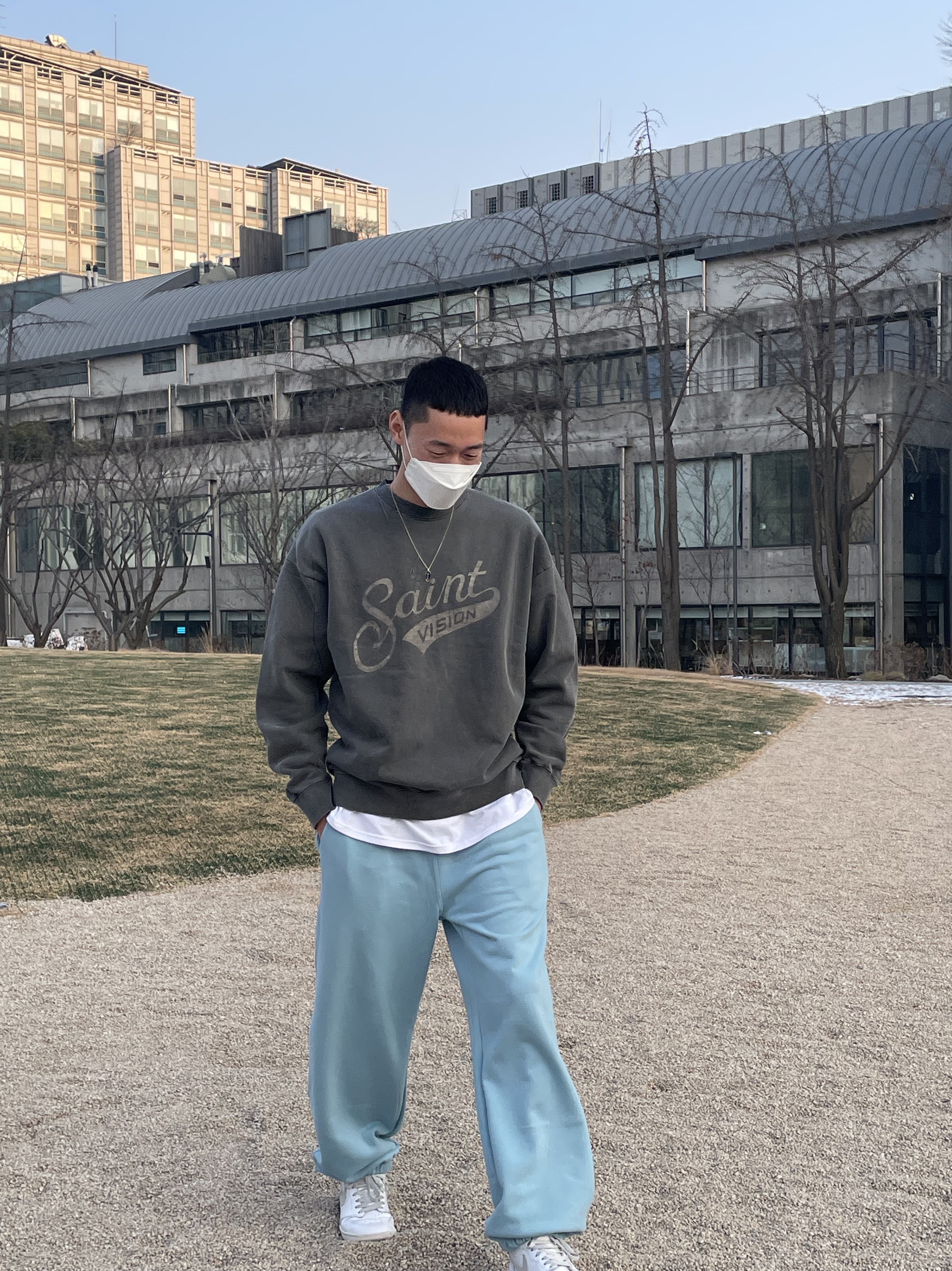 Jordan 1 High 85 Neutral Grey 착용 스타일 - 2