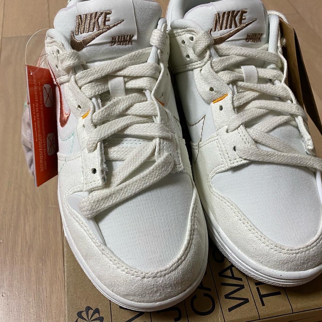 (W) Nike Dunk Low Disrupt 2 Pale Ivory Sail 착용 스타일 - 4