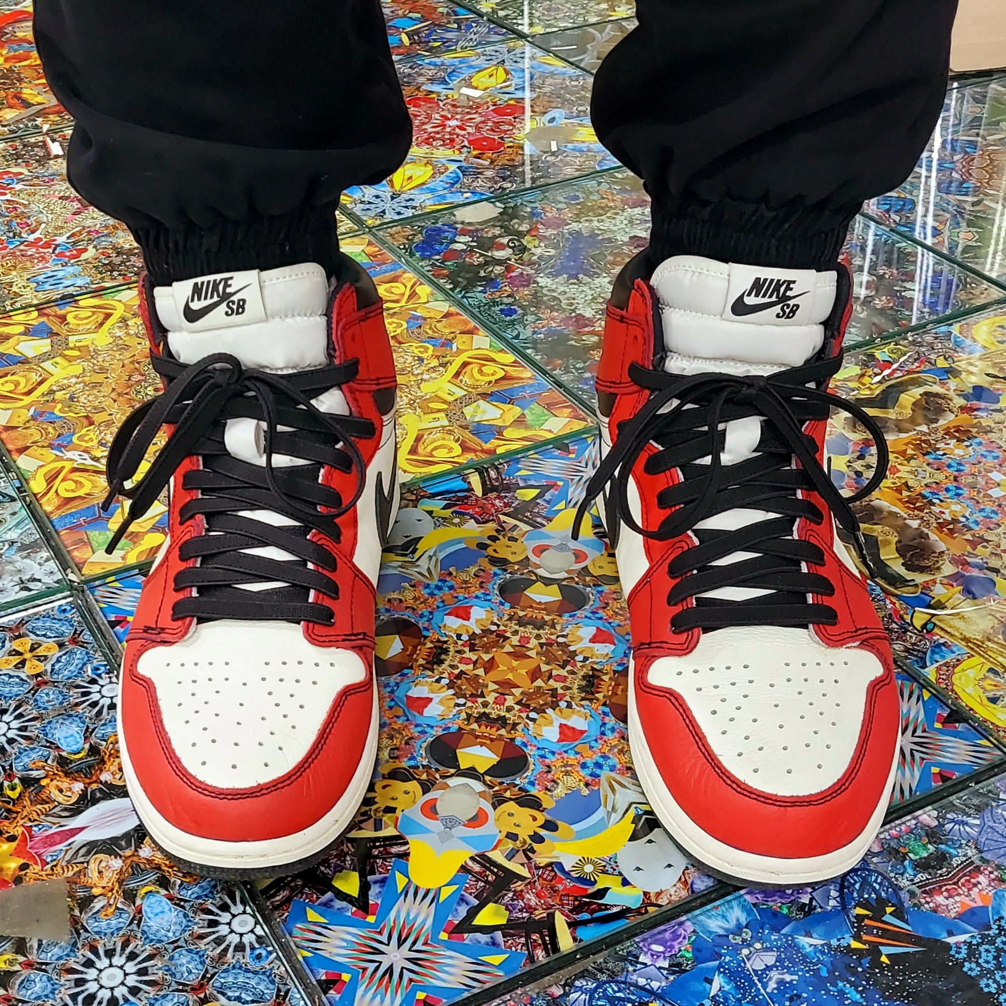 Jordan 1 Retro High OG Defiant SB LA to Chicago 착용 스타일 - 1