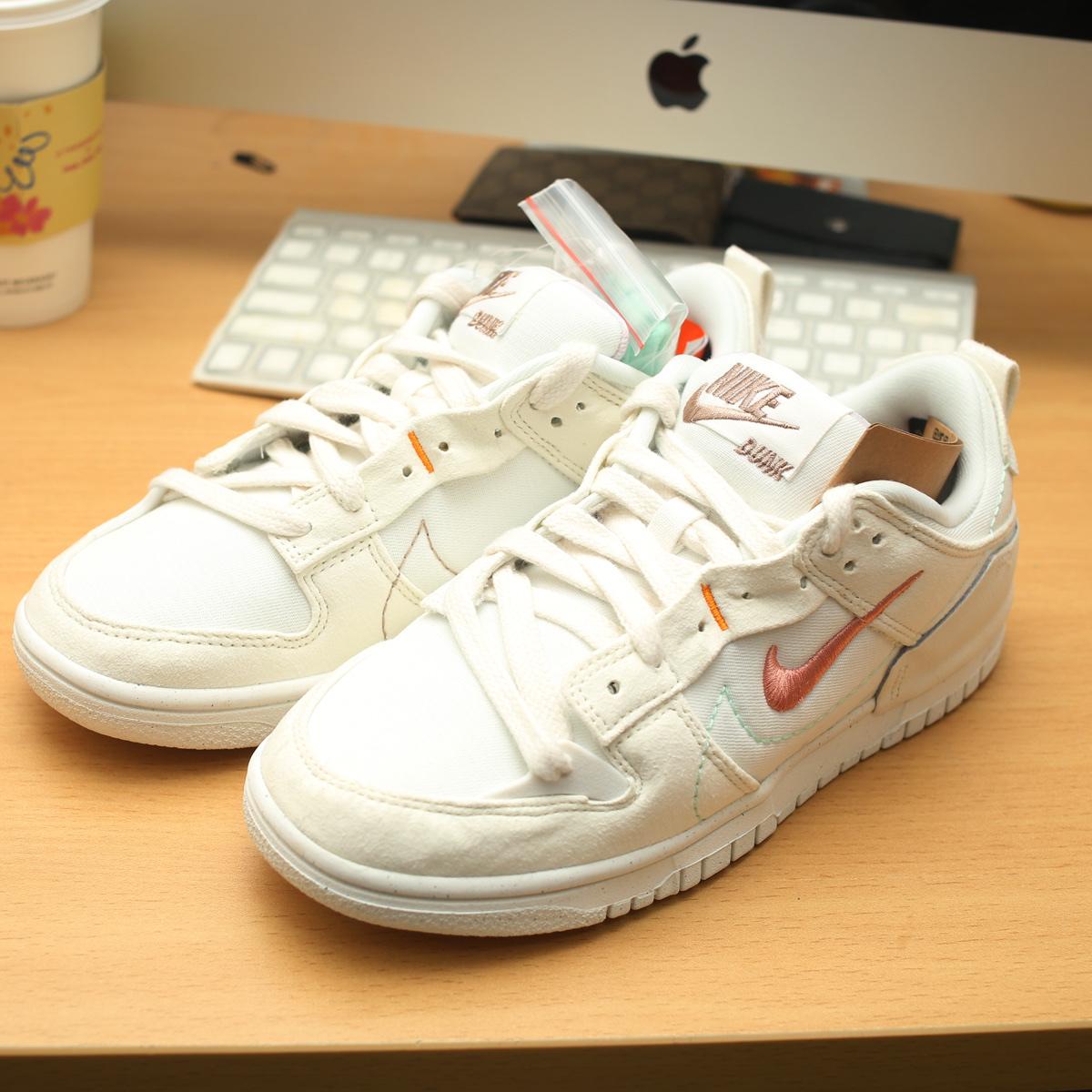 (W) Nike Dunk Low Disrupt 2 Pale Ivory Sail 착용 스타일 - 5