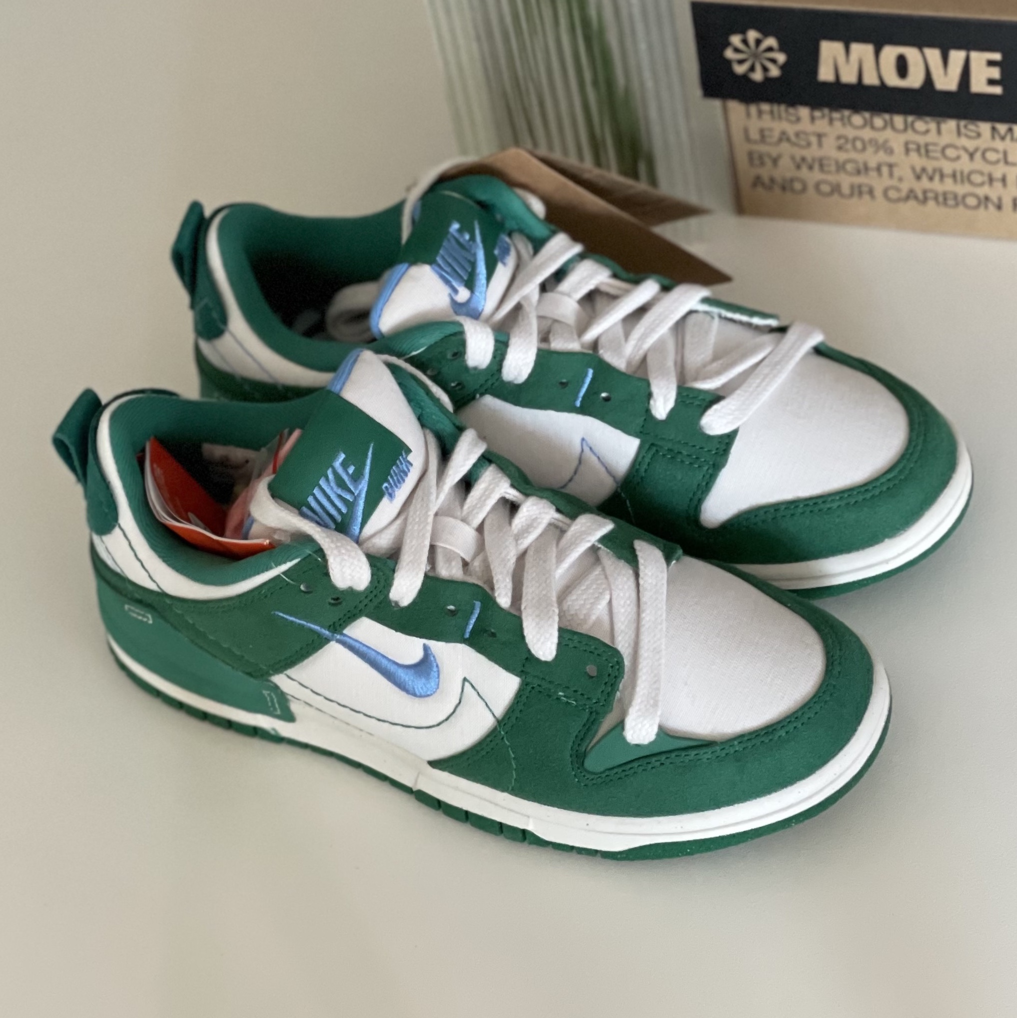 (W) Nike Dunk Low Disrupt 2 Phantom University Blue 착용 스타일 - 1