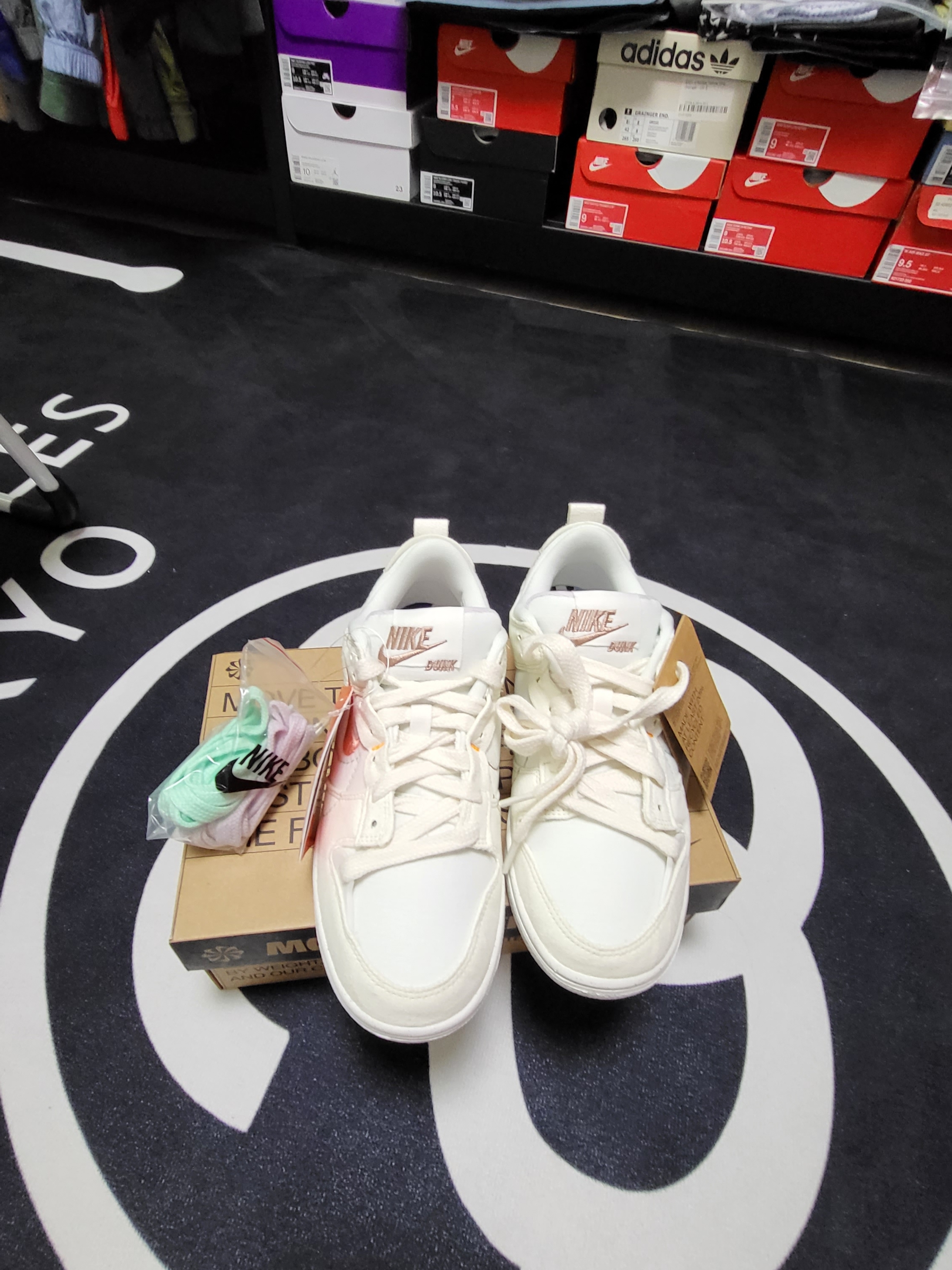 (W) Nike Dunk Low Disrupt 2 Pale Ivory Sail 착용 스타일 - 3