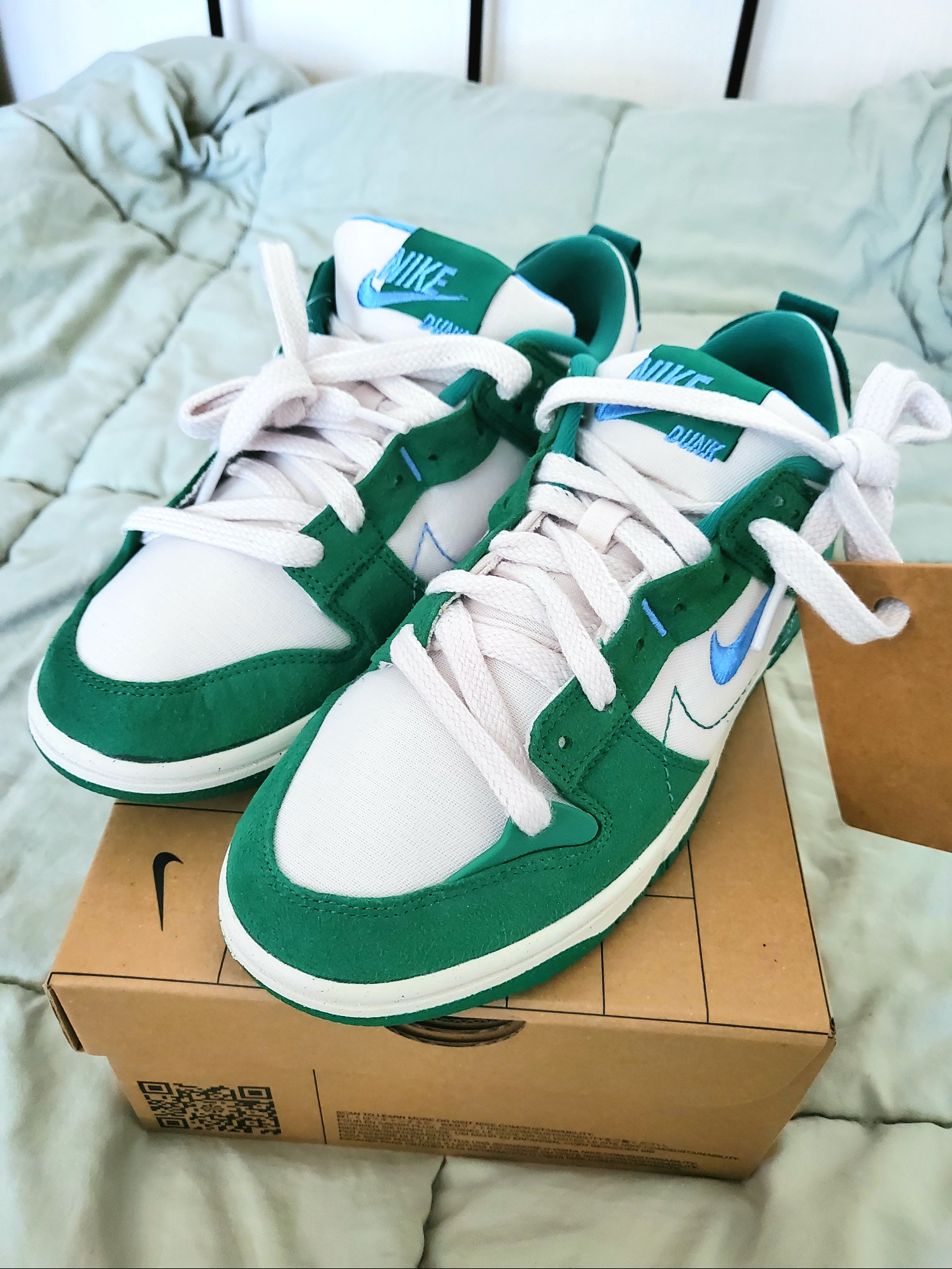 (W) Nike Dunk Low Disrupt 2 Phantom University Blue 착용 스타일