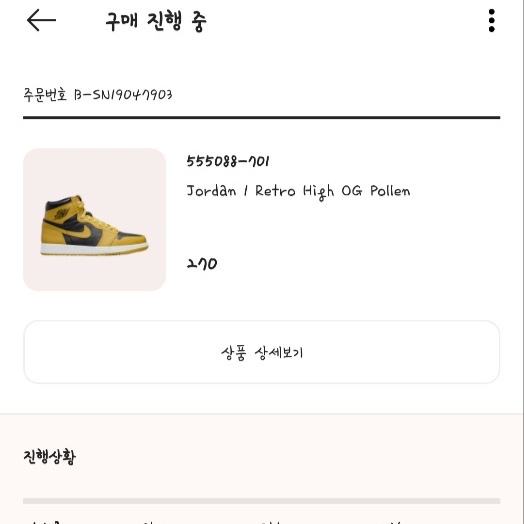 Jordan 1 Retro High OG Pollen, (GS) Jordan 1 Retro High OG Pollen 착용 스타일 - 1