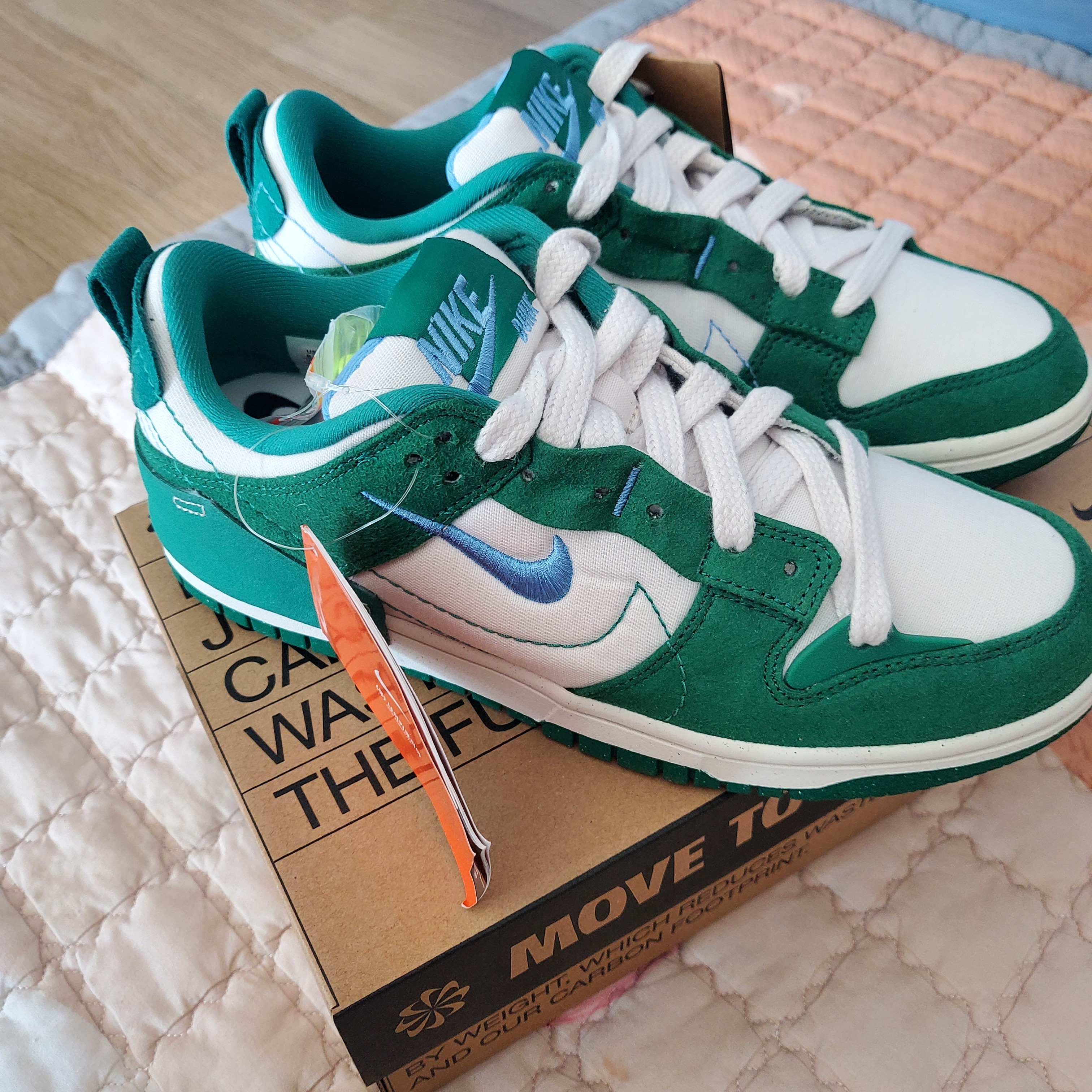 (W) Nike Dunk Low Disrupt 2 Phantom University Blue 착용 스타일