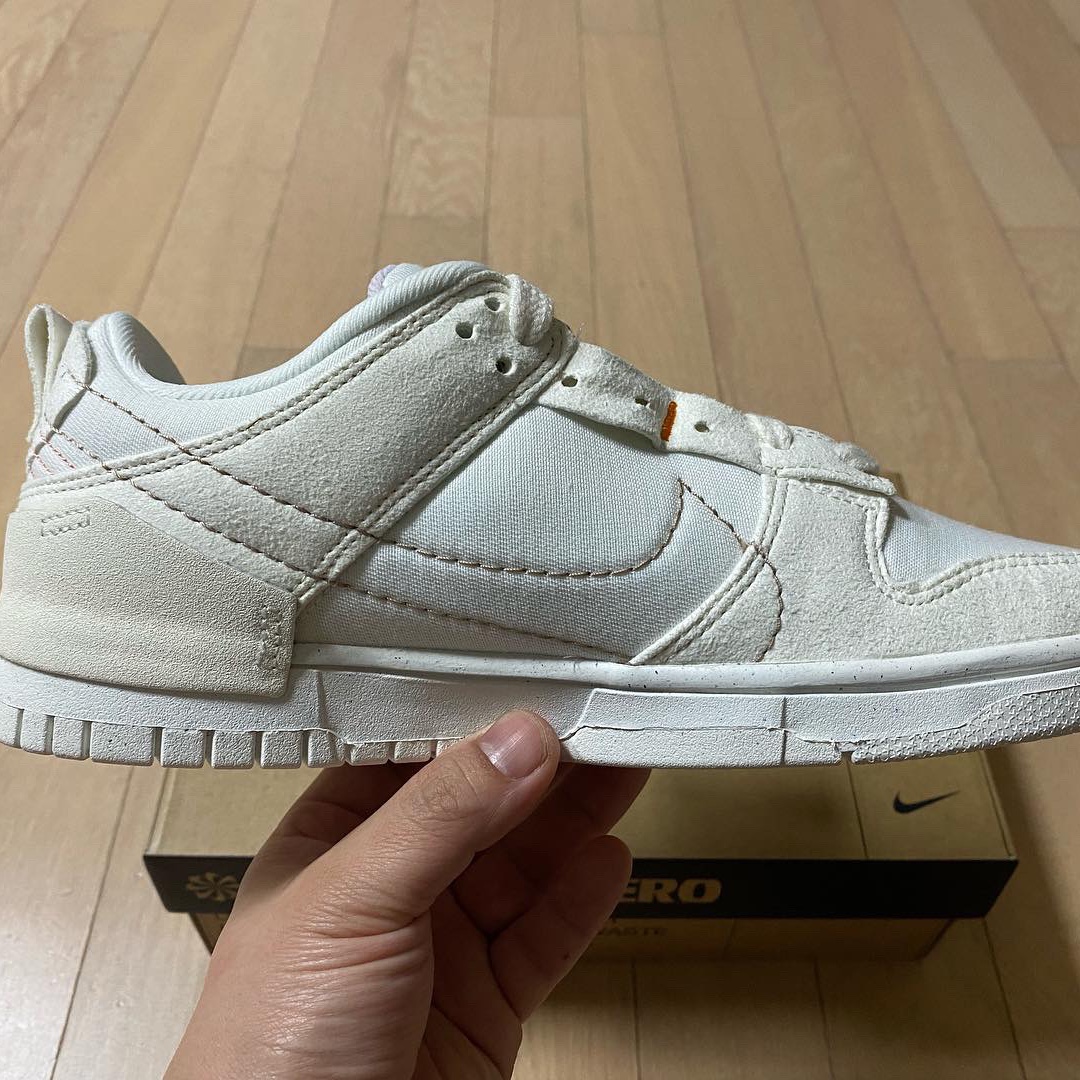 (W) Nike Dunk Low Disrupt 2 Pale Ivory Sail 착용 스타일 - 1