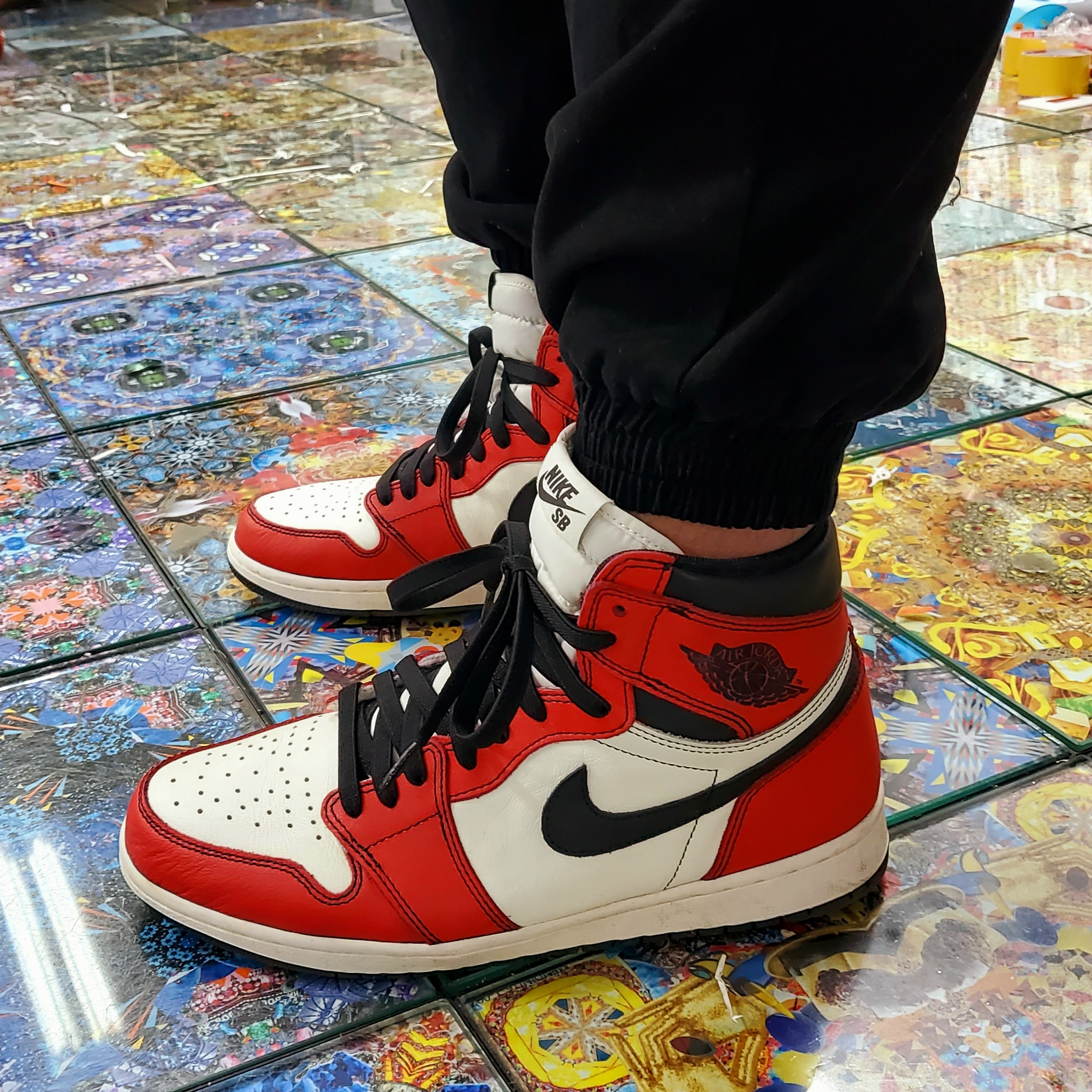Jordan 1 Retro High OG Defiant SB LA to Chicago 착용 스타일 - 5
