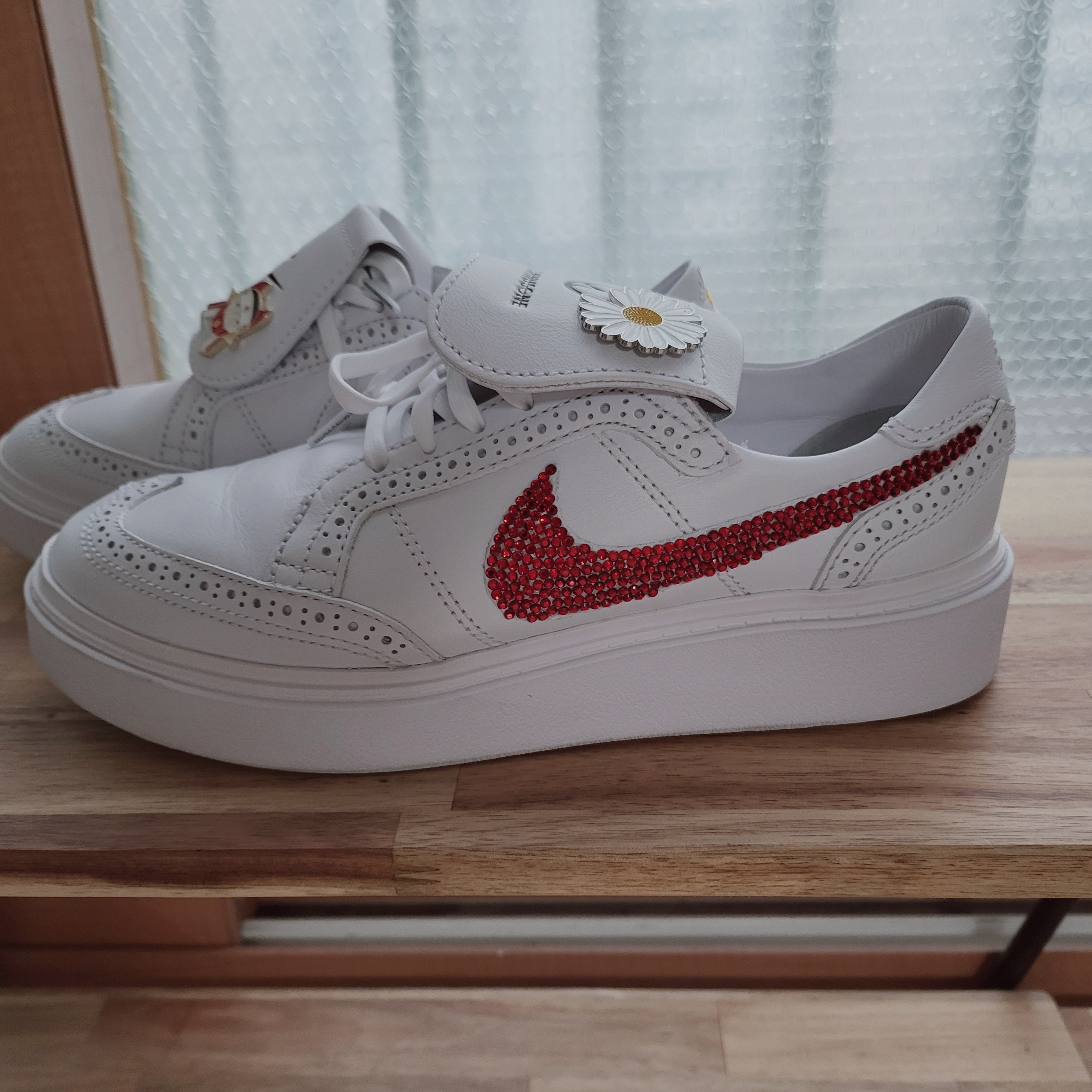 Nike x Peaceminusone Kwondo1 White 착용 스타일 - 3
