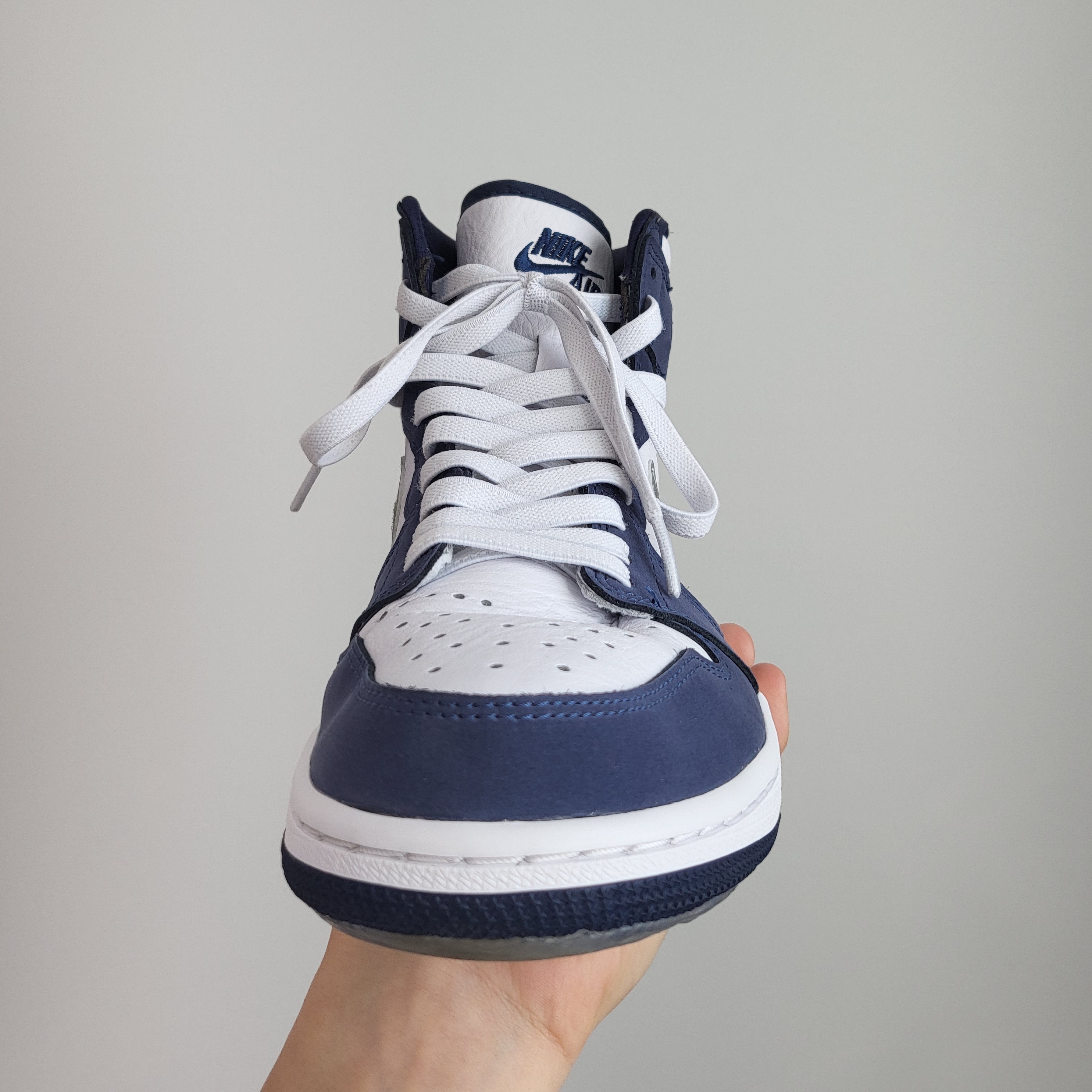 Jordan 1 Retro High OG CO.JP Midnight Navy, (GS) Jordan 1 Retro High OG CO.JP Midnight Navy 착용 스타일 - 2
