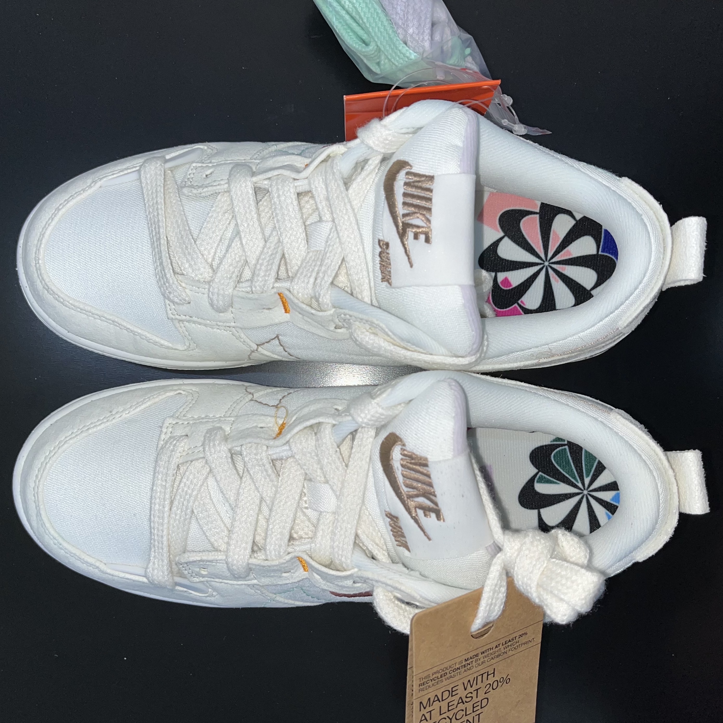 (W) Nike Dunk Low Disrupt 2 Pale Ivory Sail 착용 스타일 - 4