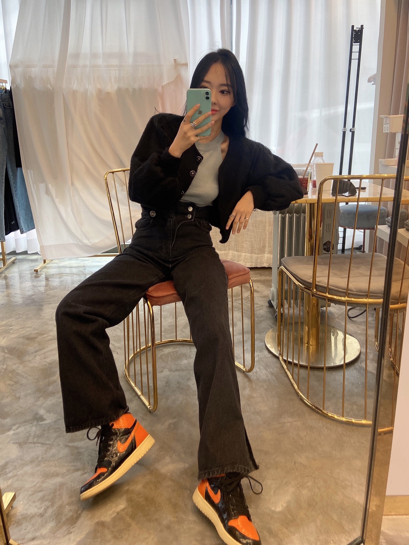 (GS) Jordan 1 Retro High OG Shattered Backboard 3.0, Jordan 1 Retro High Shattered Backboard 3.0 착용 스타일