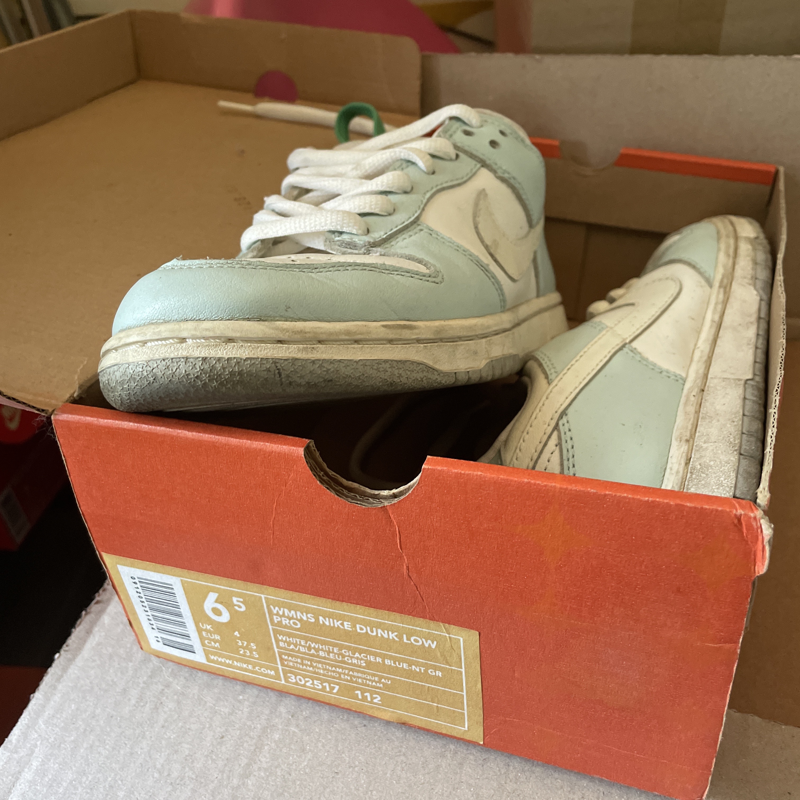 (W) Nike Dunk Low Glacier Blue 착용 스타일