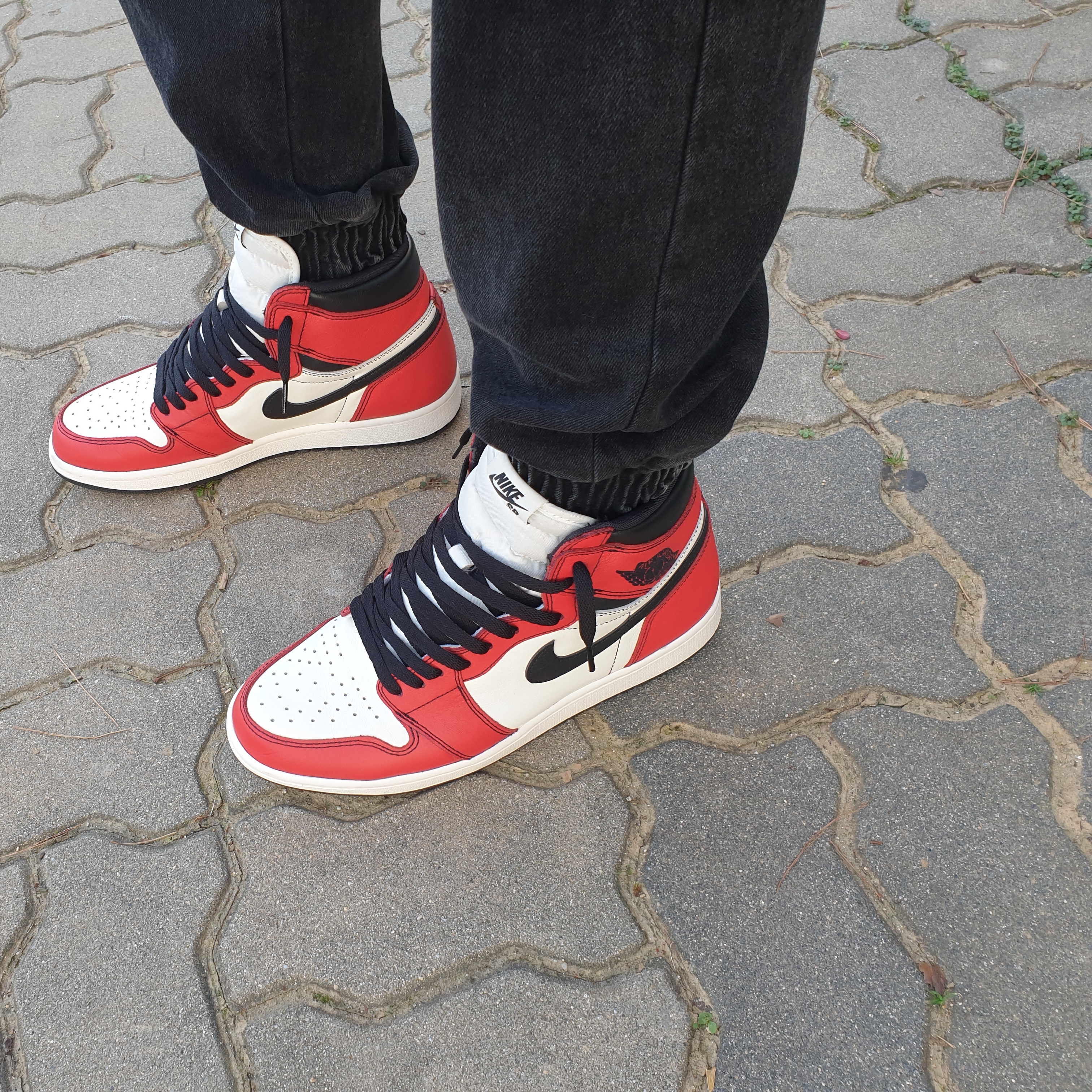 Jordan 1 Retro High OG Defiant SB LA to Chicago 착용 스타일 - 1