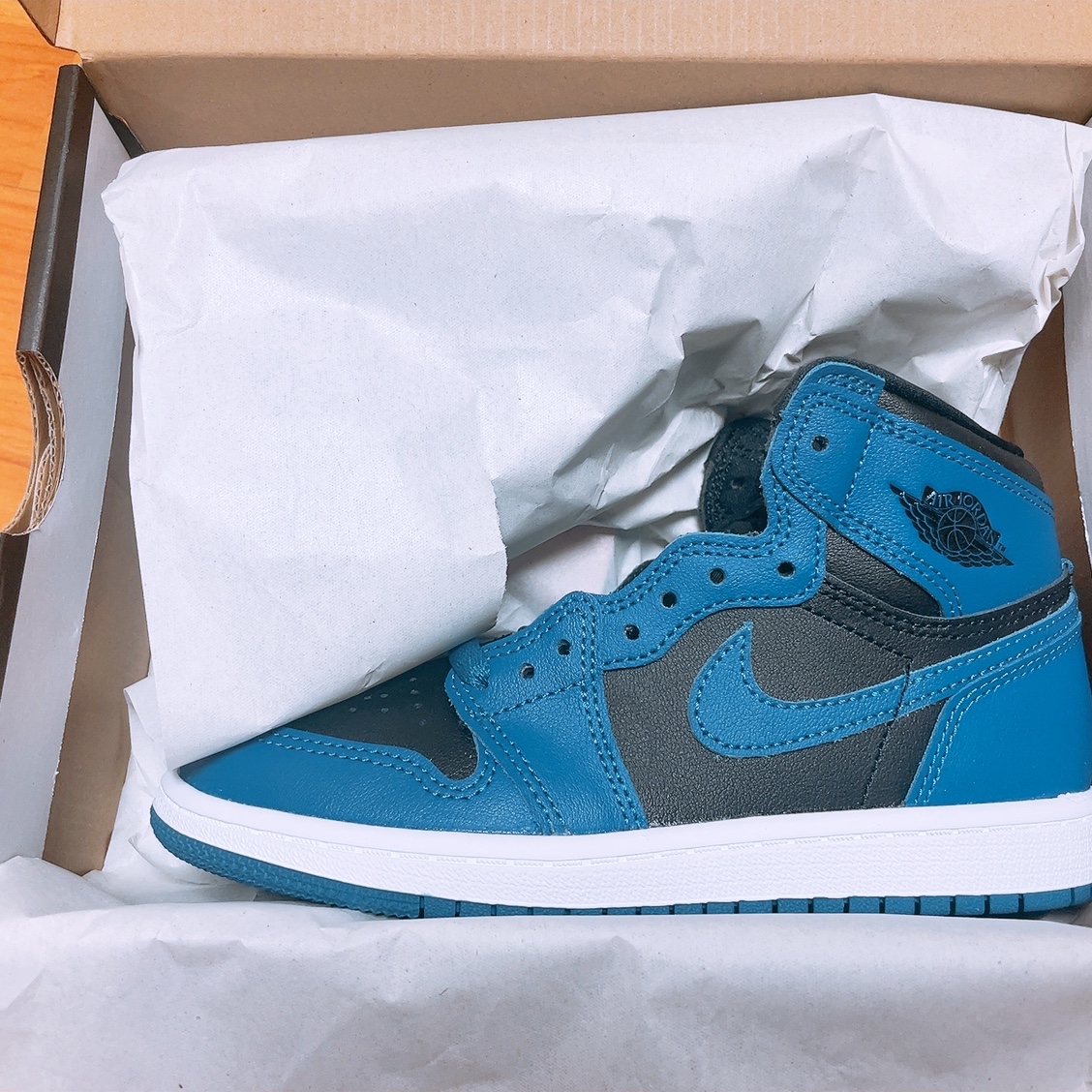 (PS) Jordan 1 Retro High OG Dark Marina Blue 착용 스타일 - 4