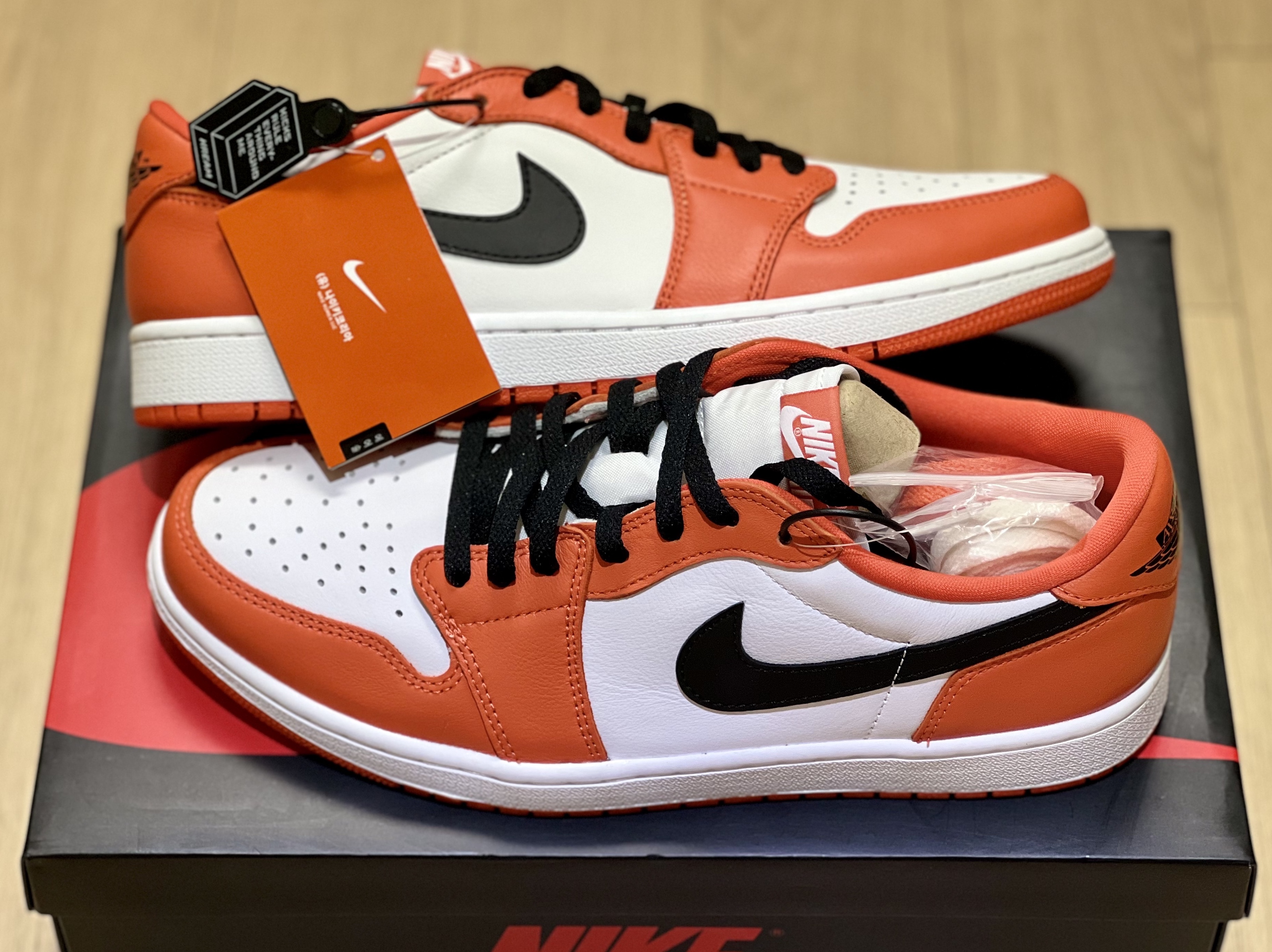 Jordan 1 Low OG Starfish, (W) Jordan 1 Low OG Starfish 착용 스타일